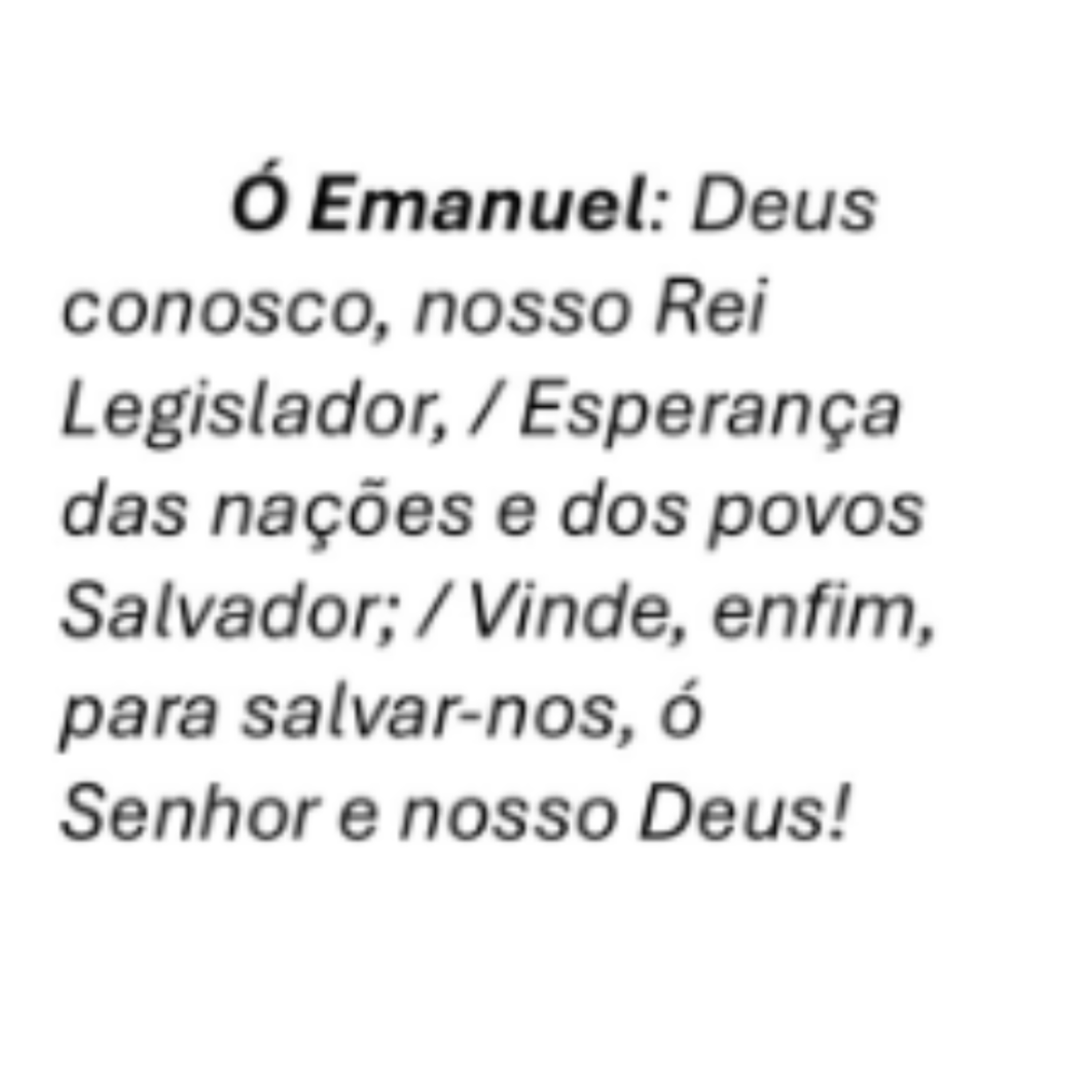Antífonas da Expectação de Maria 07 - Ó Emanuel  episode artwork