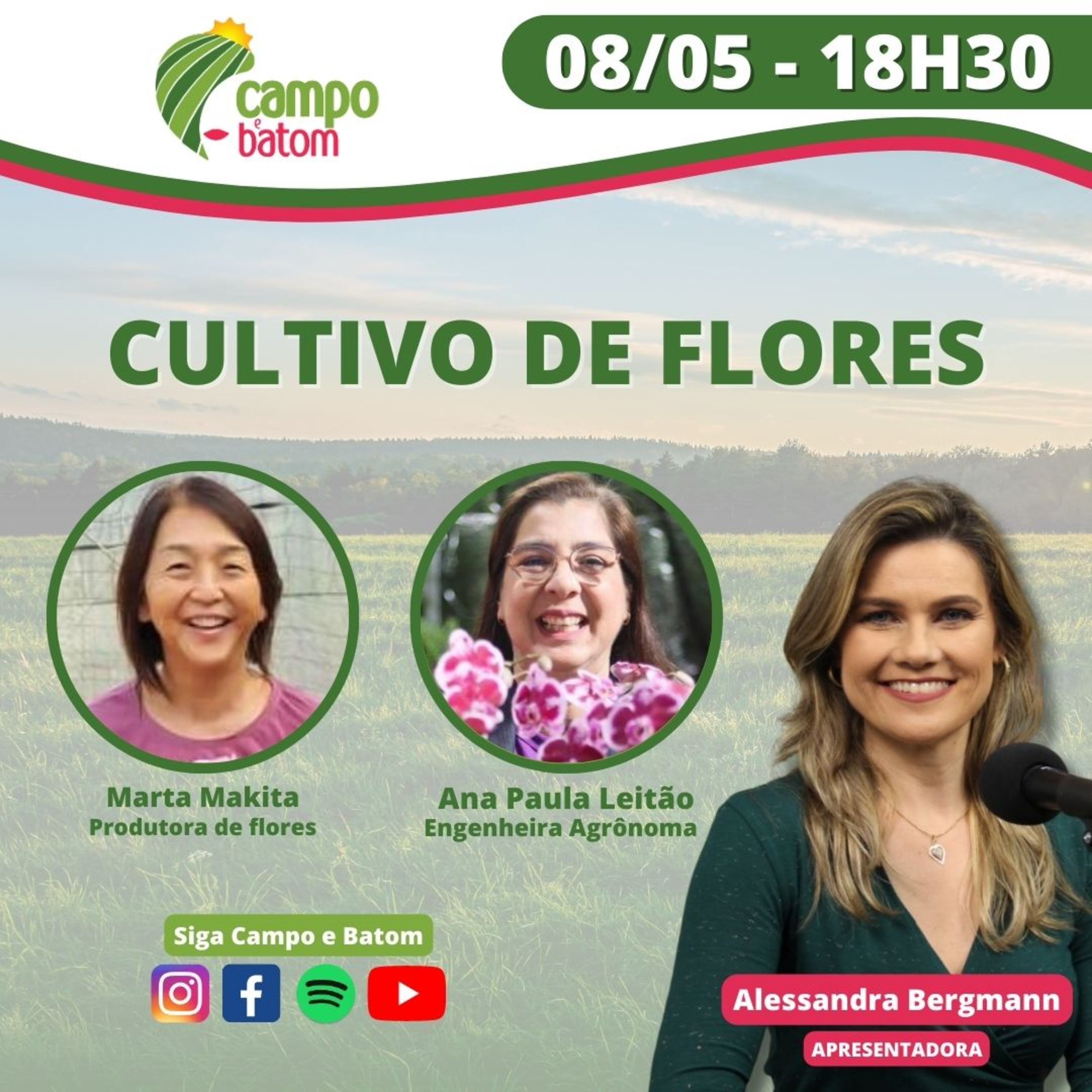CULTIVO DE FLORES - PodCast Campo e Batom  episode artwork