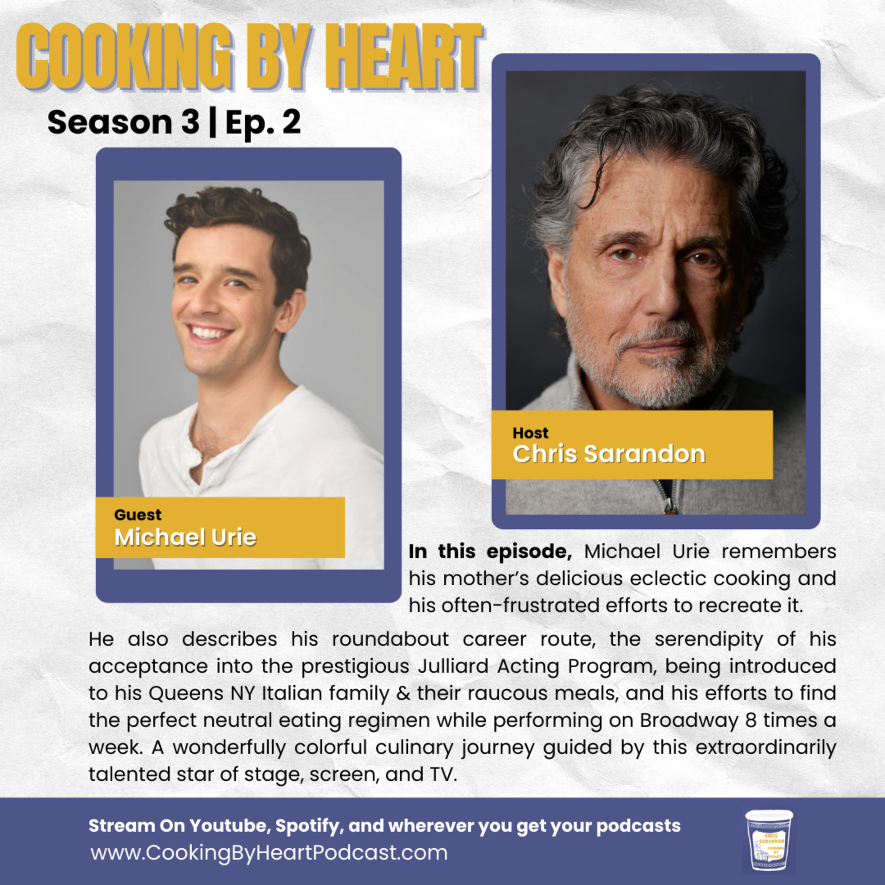 Cooking By Heart with Chris Sarandon