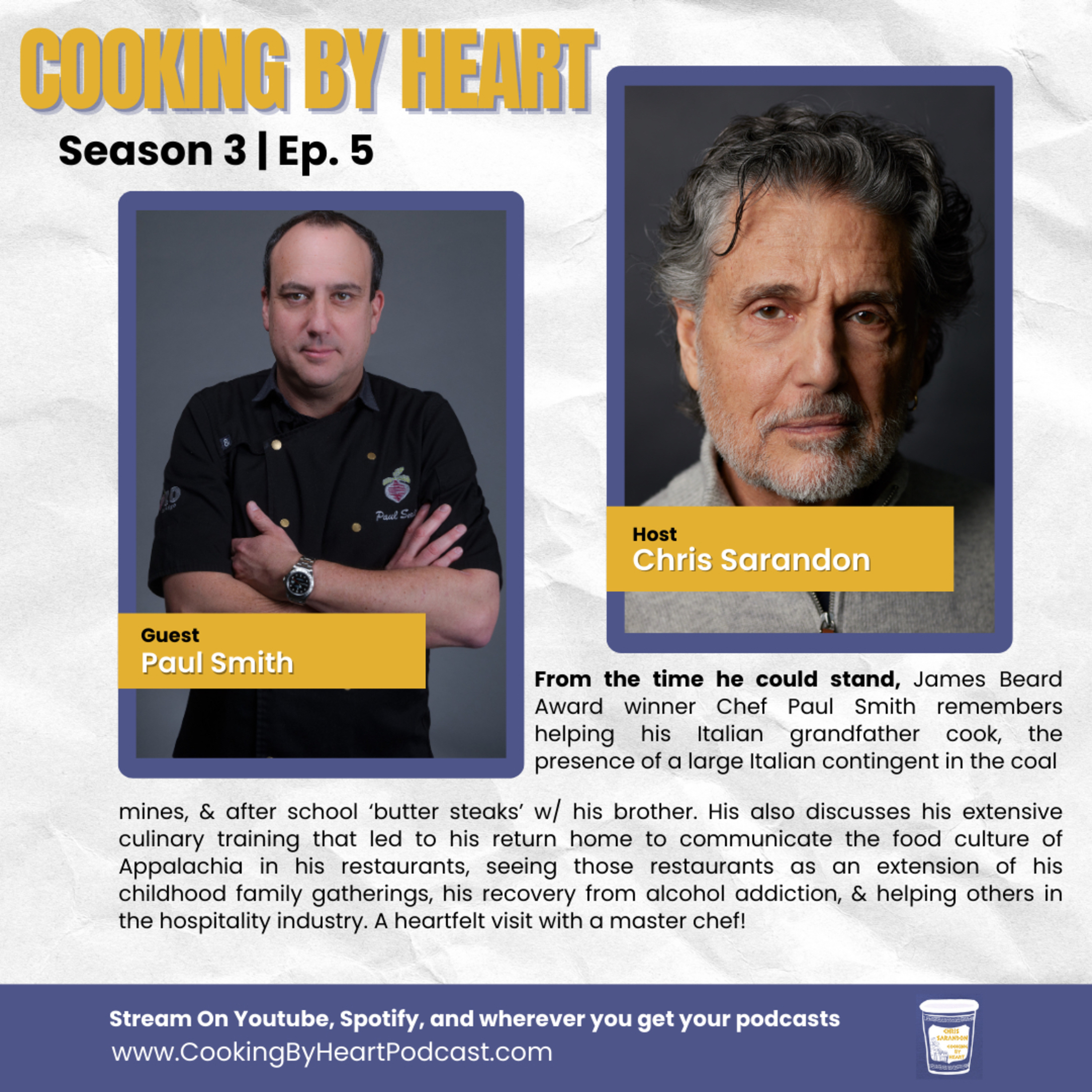 Cooking By Heart with Chris Sarandon
