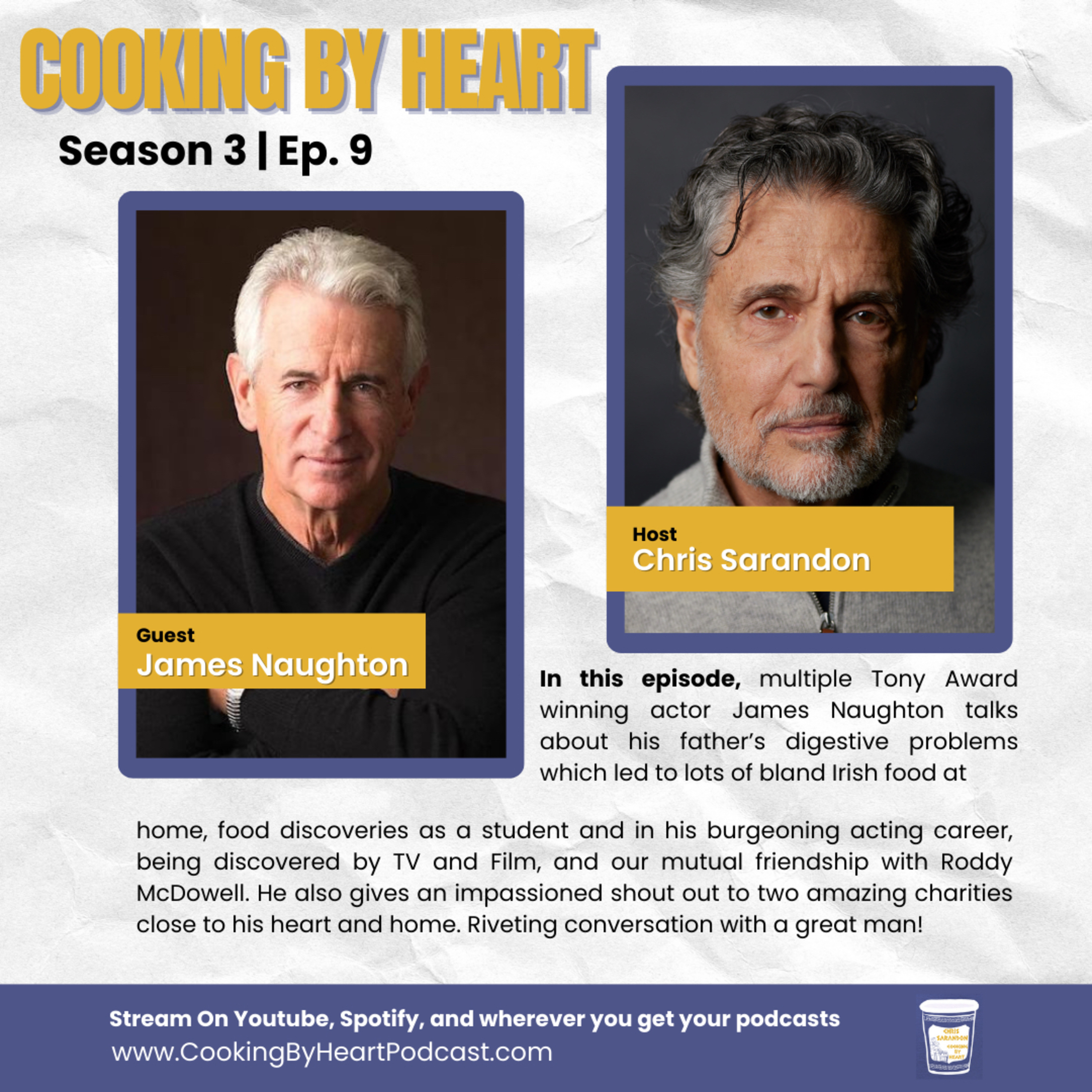 Cooking By Heart with Chris Sarandon