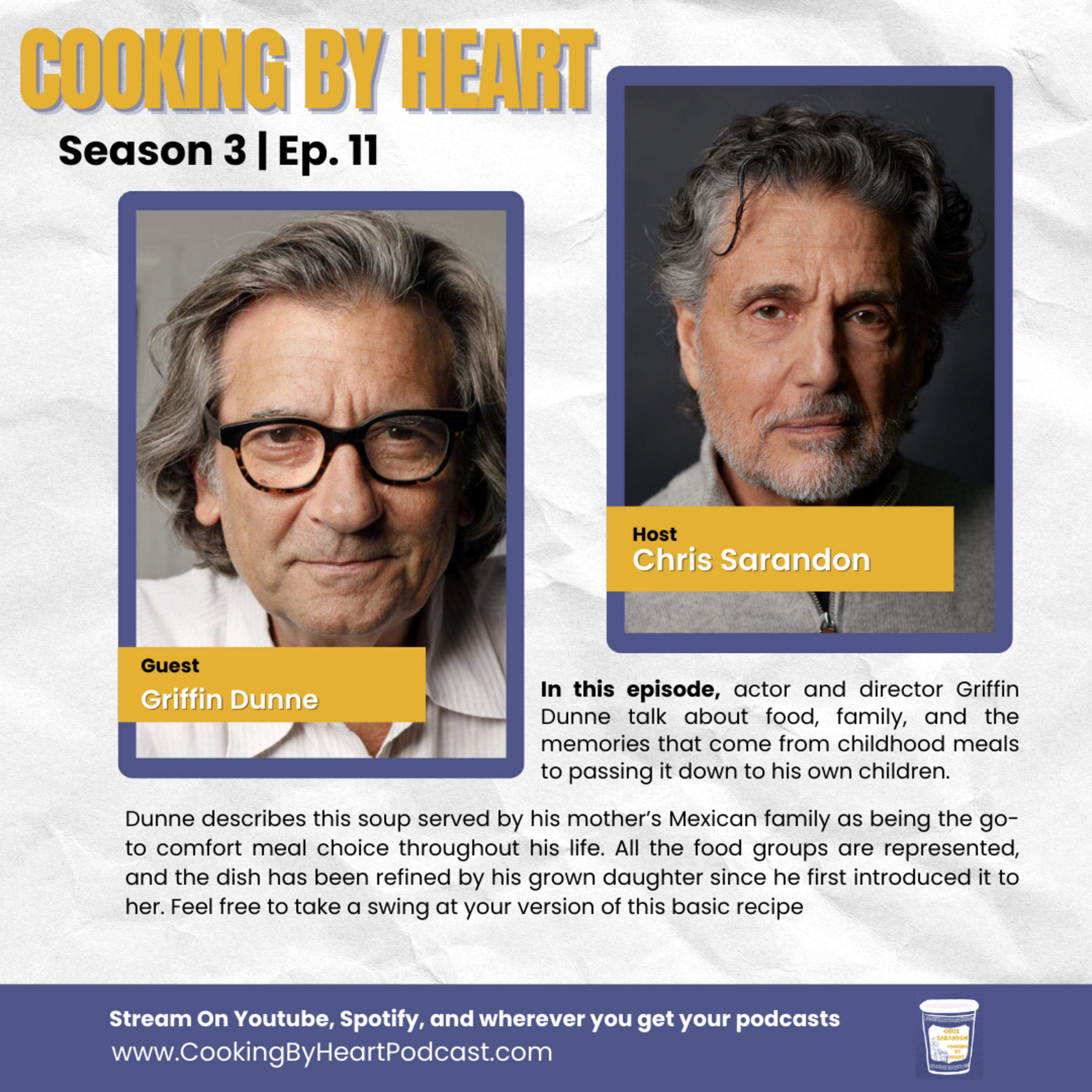 Cooking By Heart with Chris Sarandon