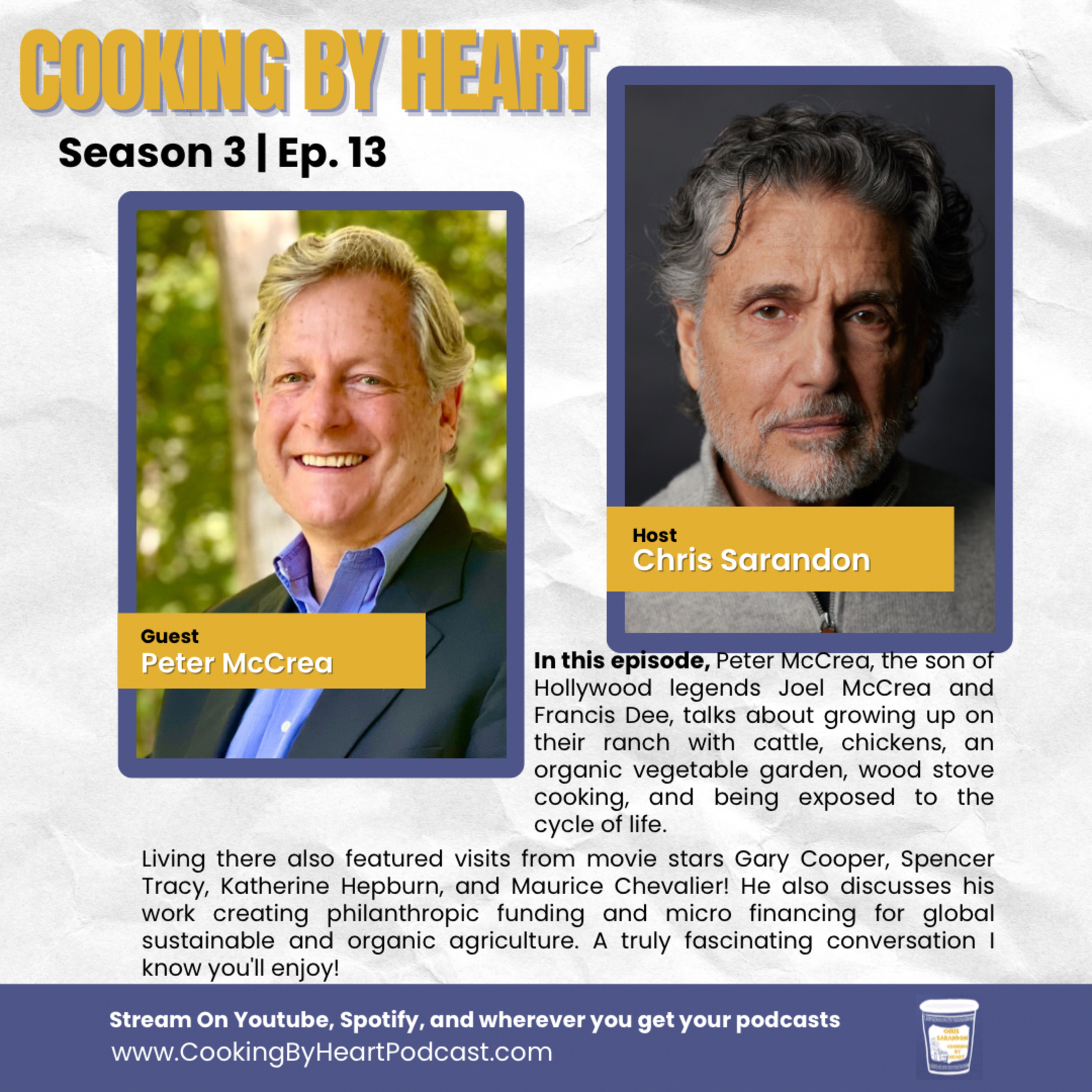 Cooking By Heart with Chris Sarandon