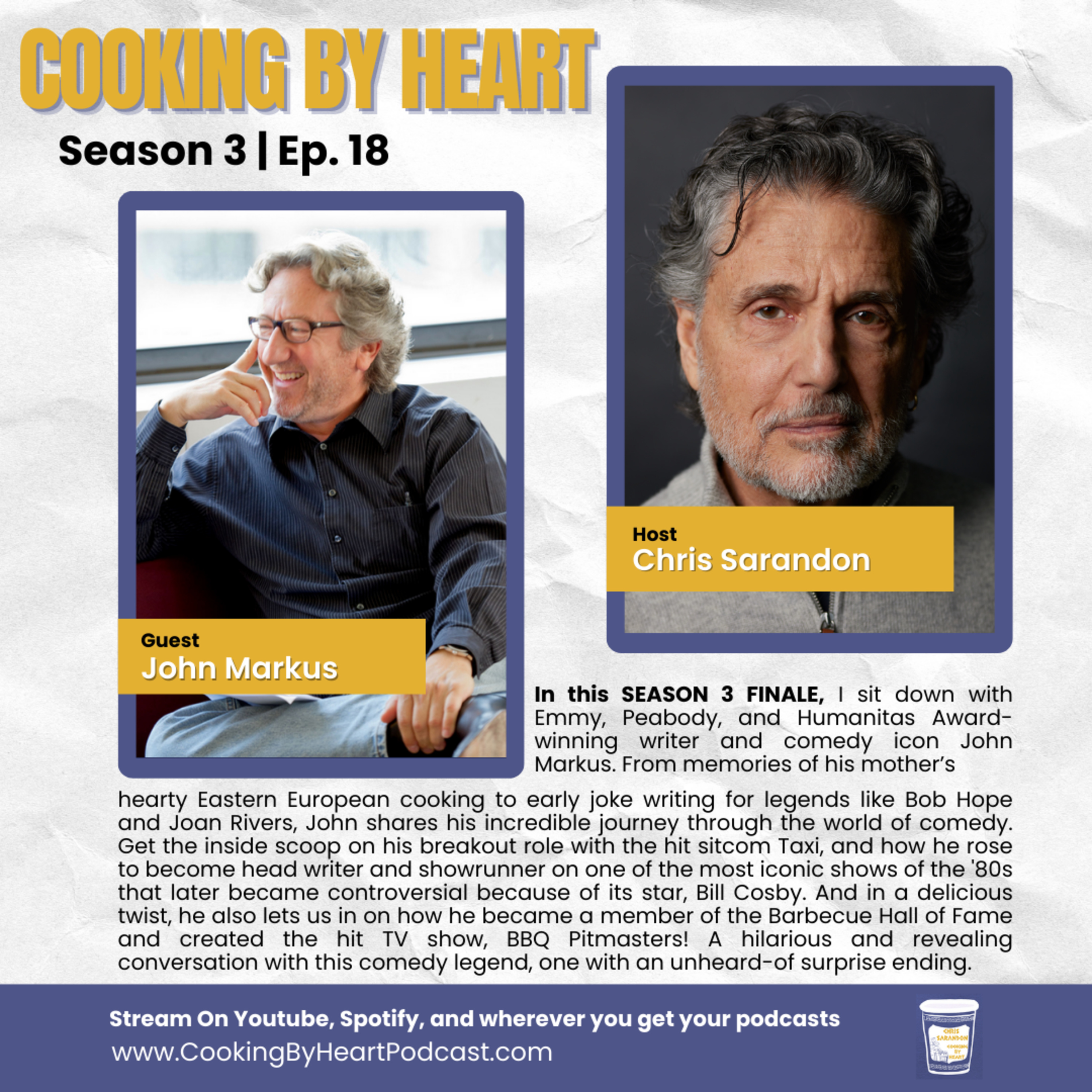 Cooking By Heart with Chris Sarandon