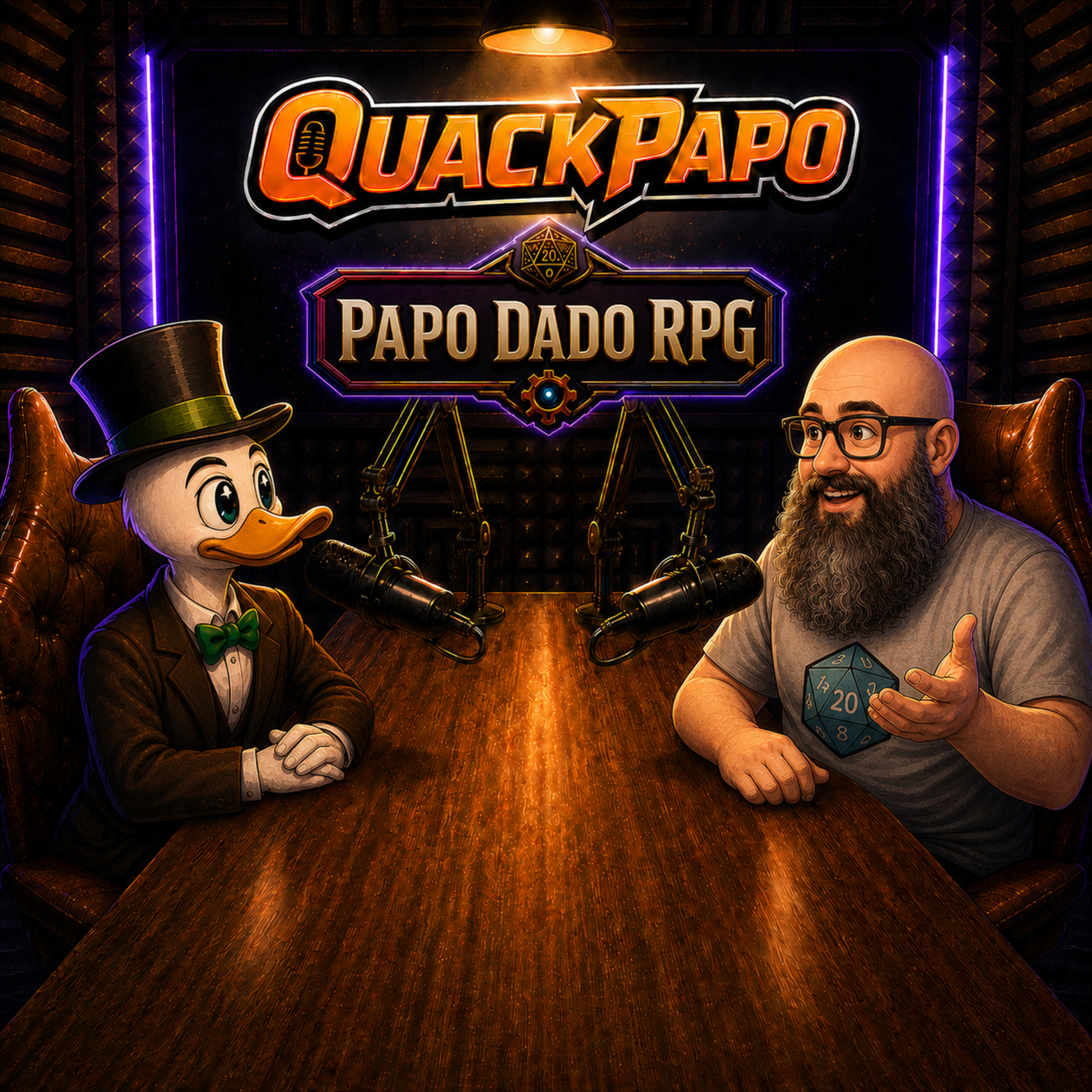 QuackPapo com Papo Dado RPG - Falando sobre Produção de Conteúdo de RPG episode artwork