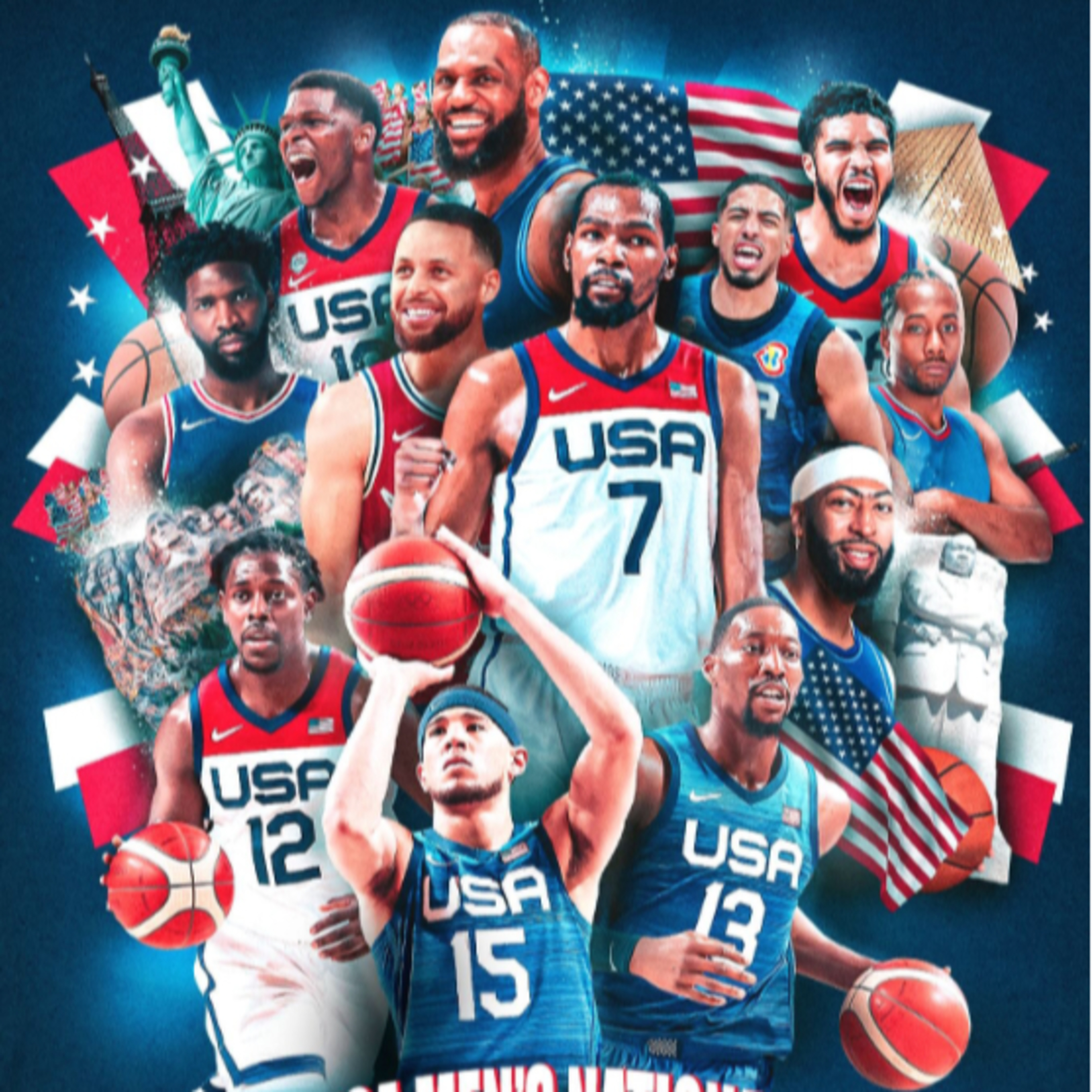 Team USA defeats Serbia 110-84 (Basketball) RECAP episode artwork