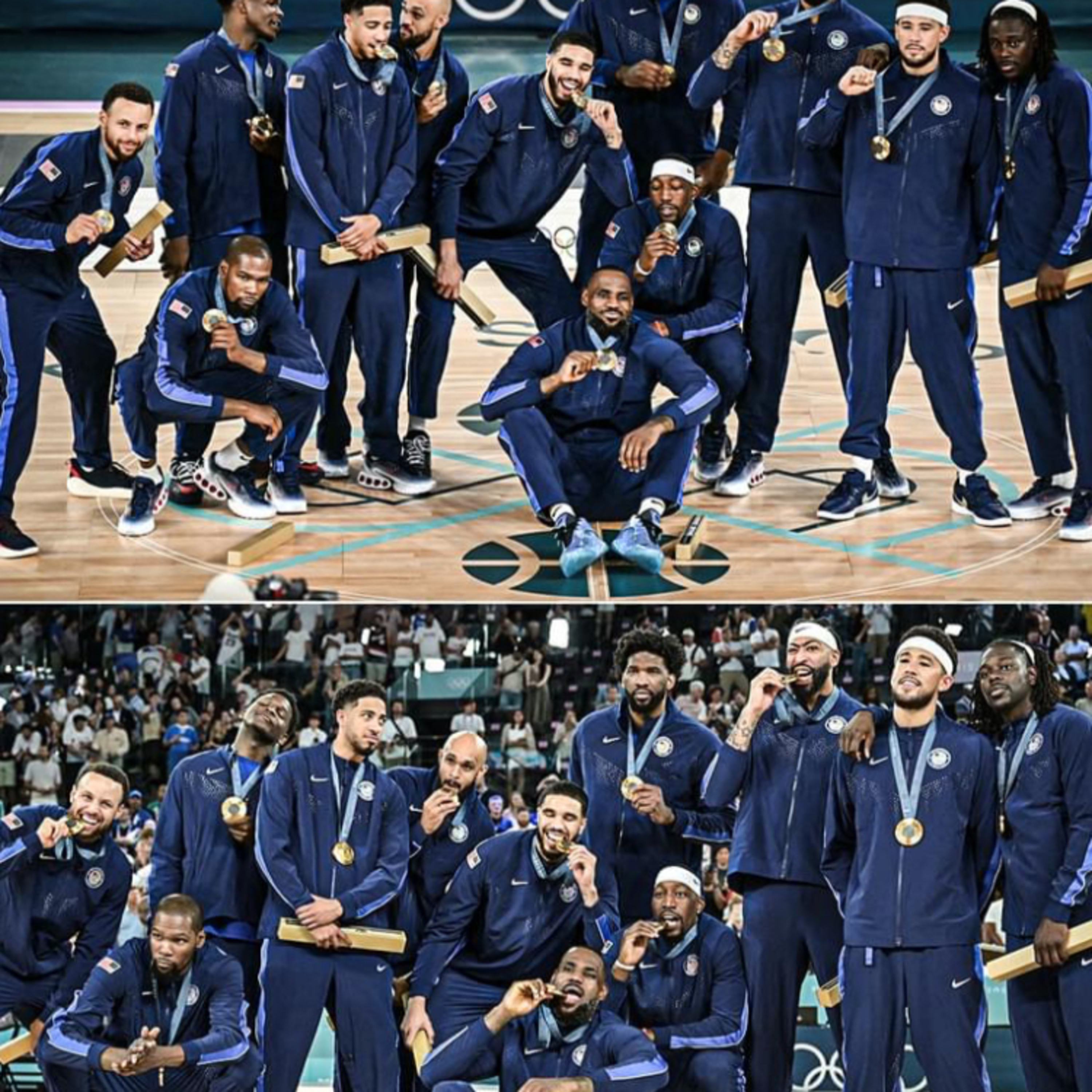 Team USA defeats France 98-87 winning the GOLD Medal in 2024 Olympics episode artwork