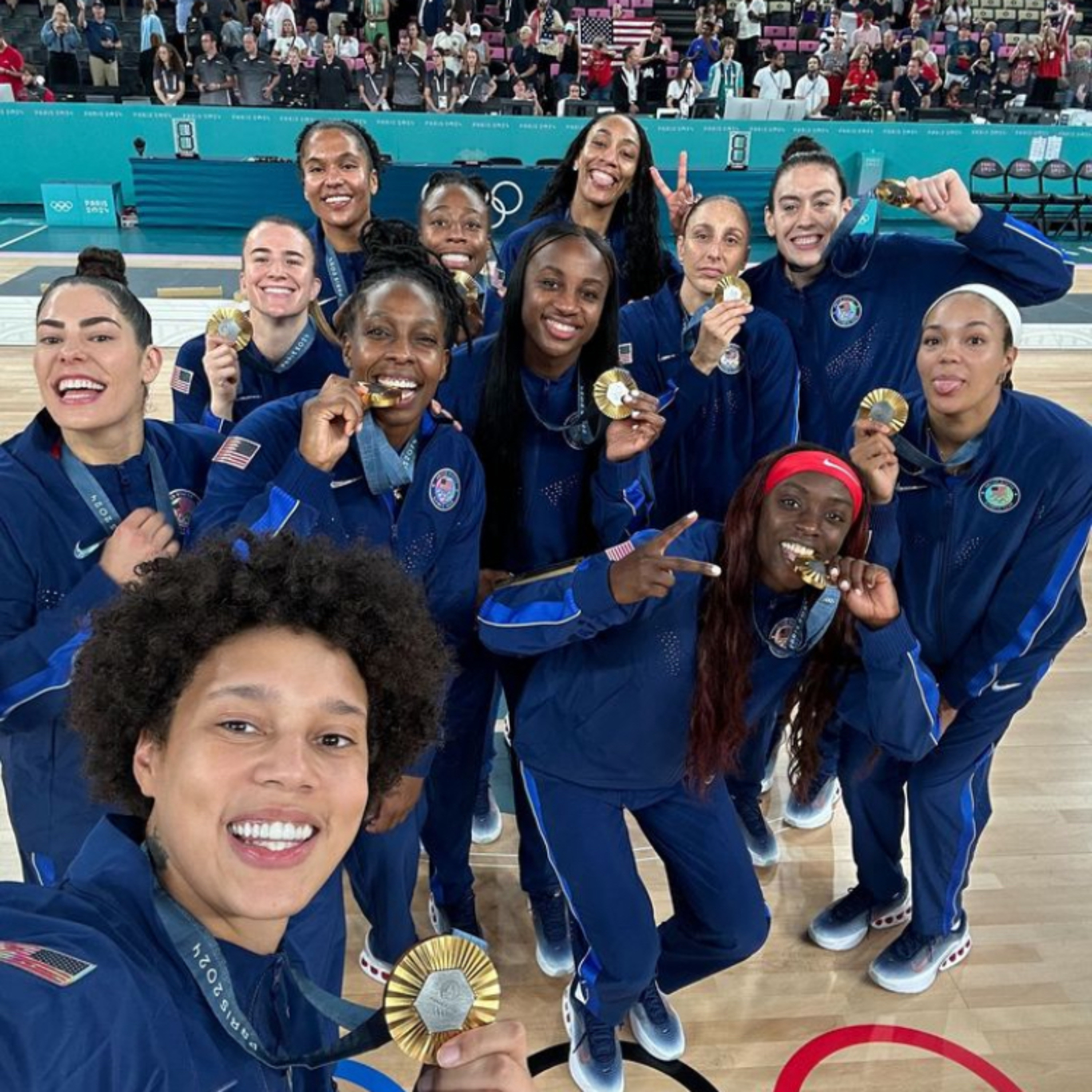 TEAM USA womens basketball defeats France 67-66 winning the Gold Medal in 2024 Olympics Paris episode artwork