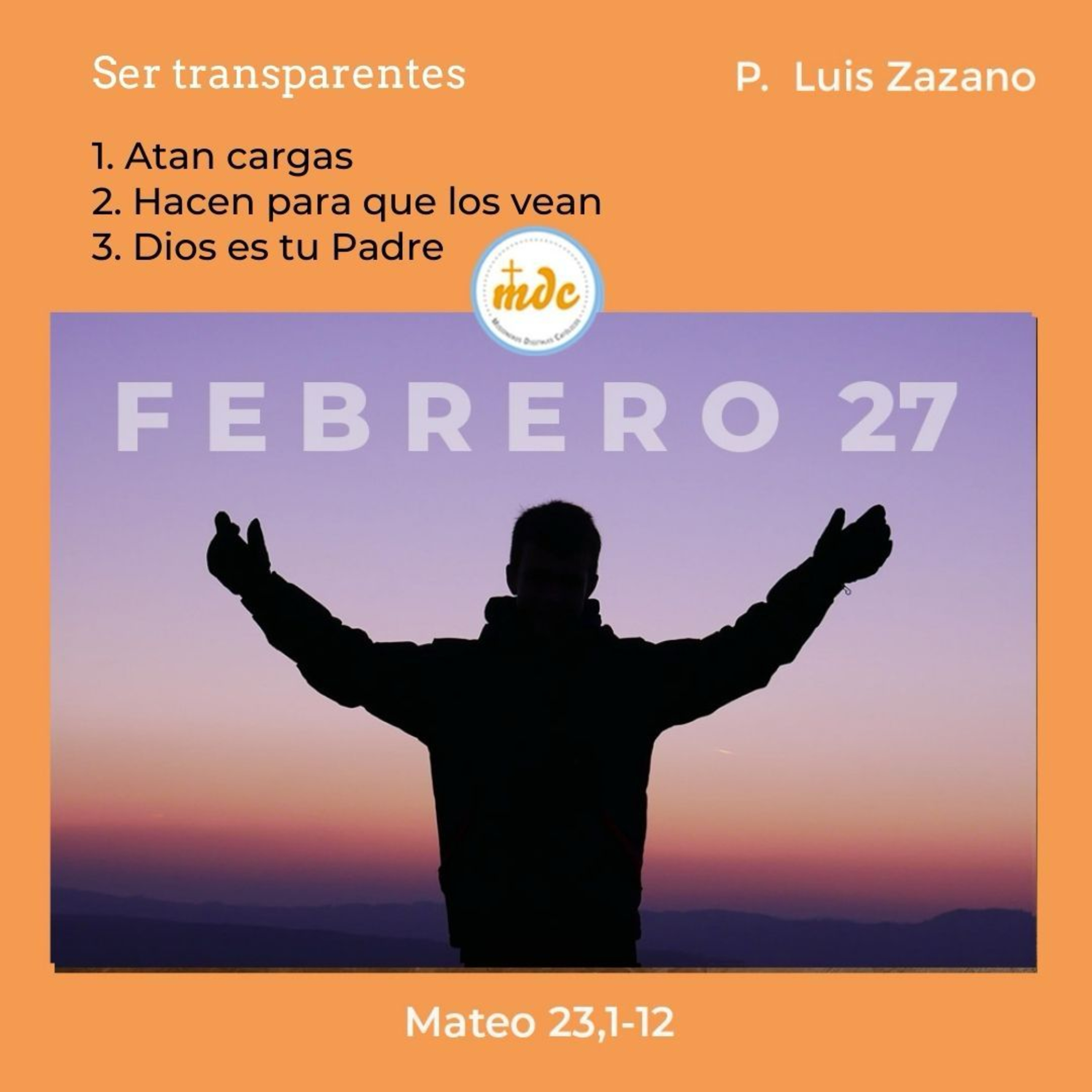Mateo 23, 1-12 episode artwork