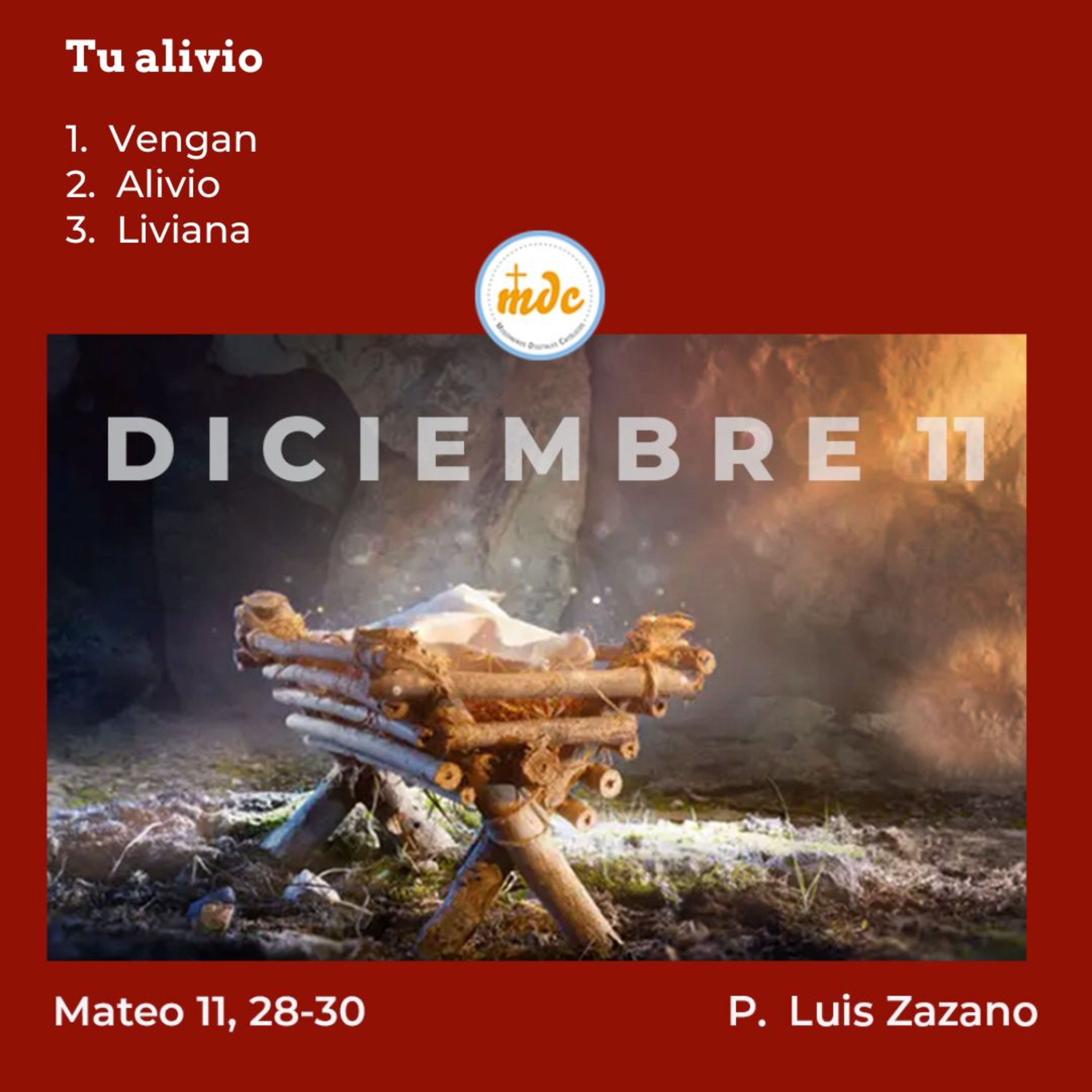 Mateo 11, 28-30 episode artwork