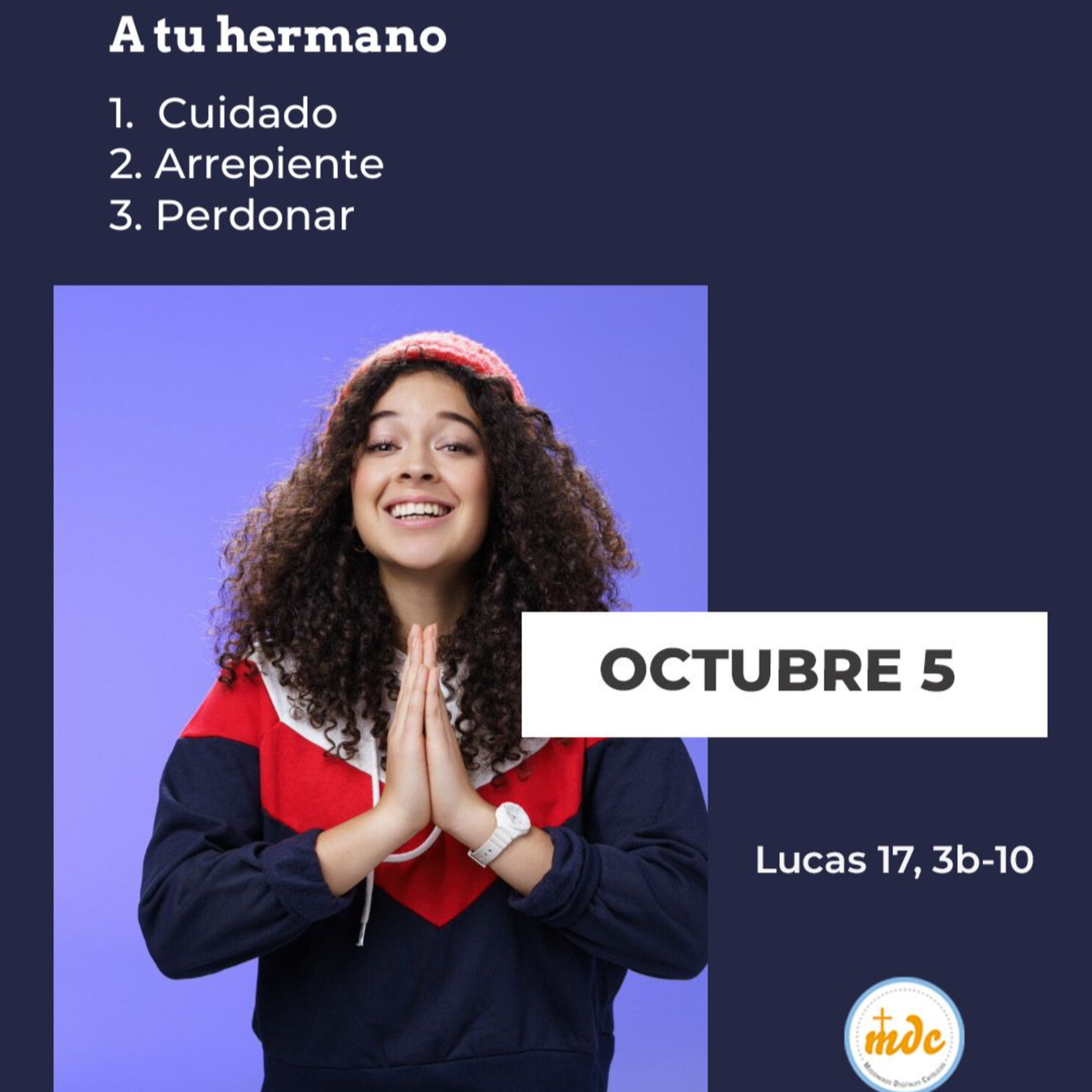 Lucas 17, 3b-10: A tu hermano 