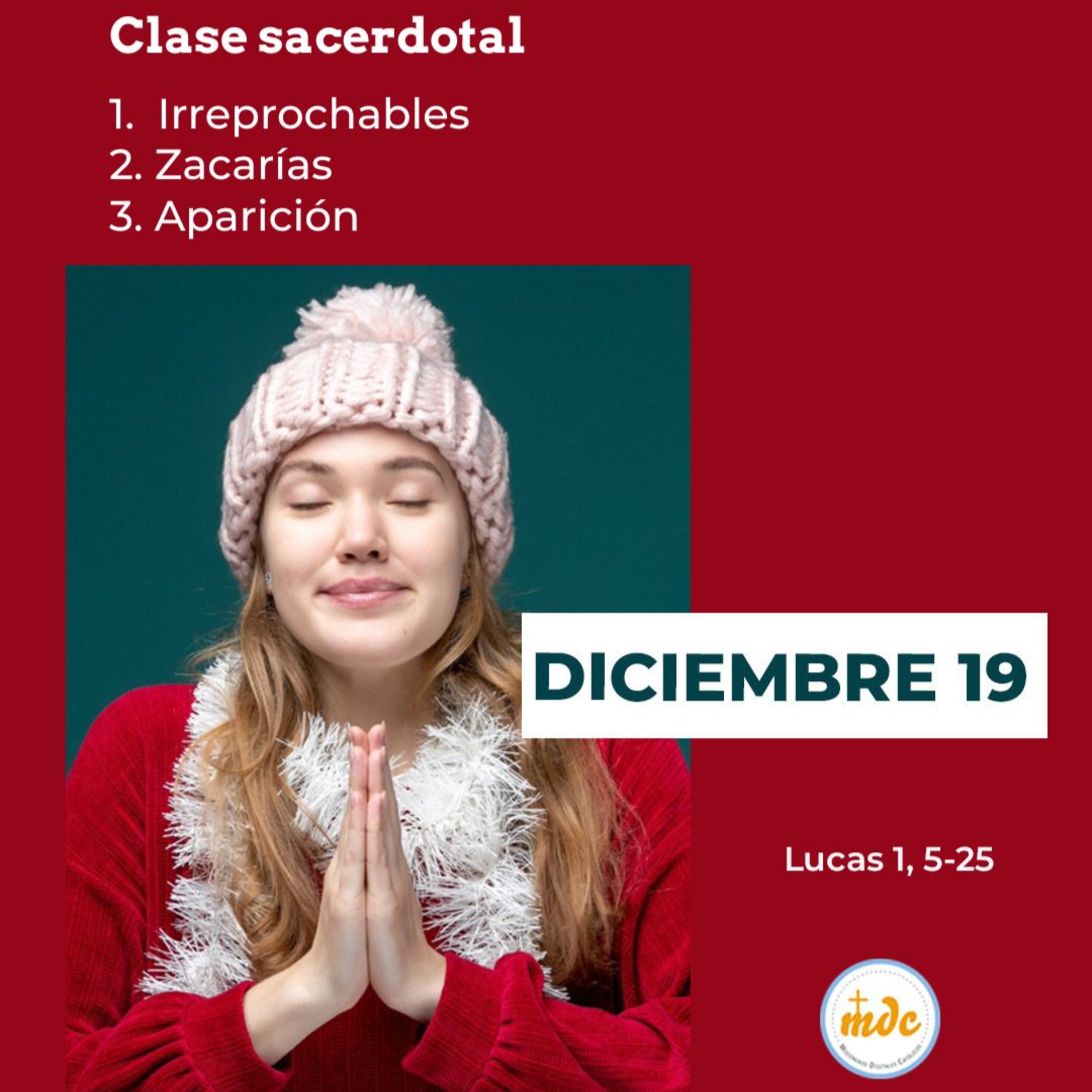 Lucas 1, 5-25: Clase sacerdotal 