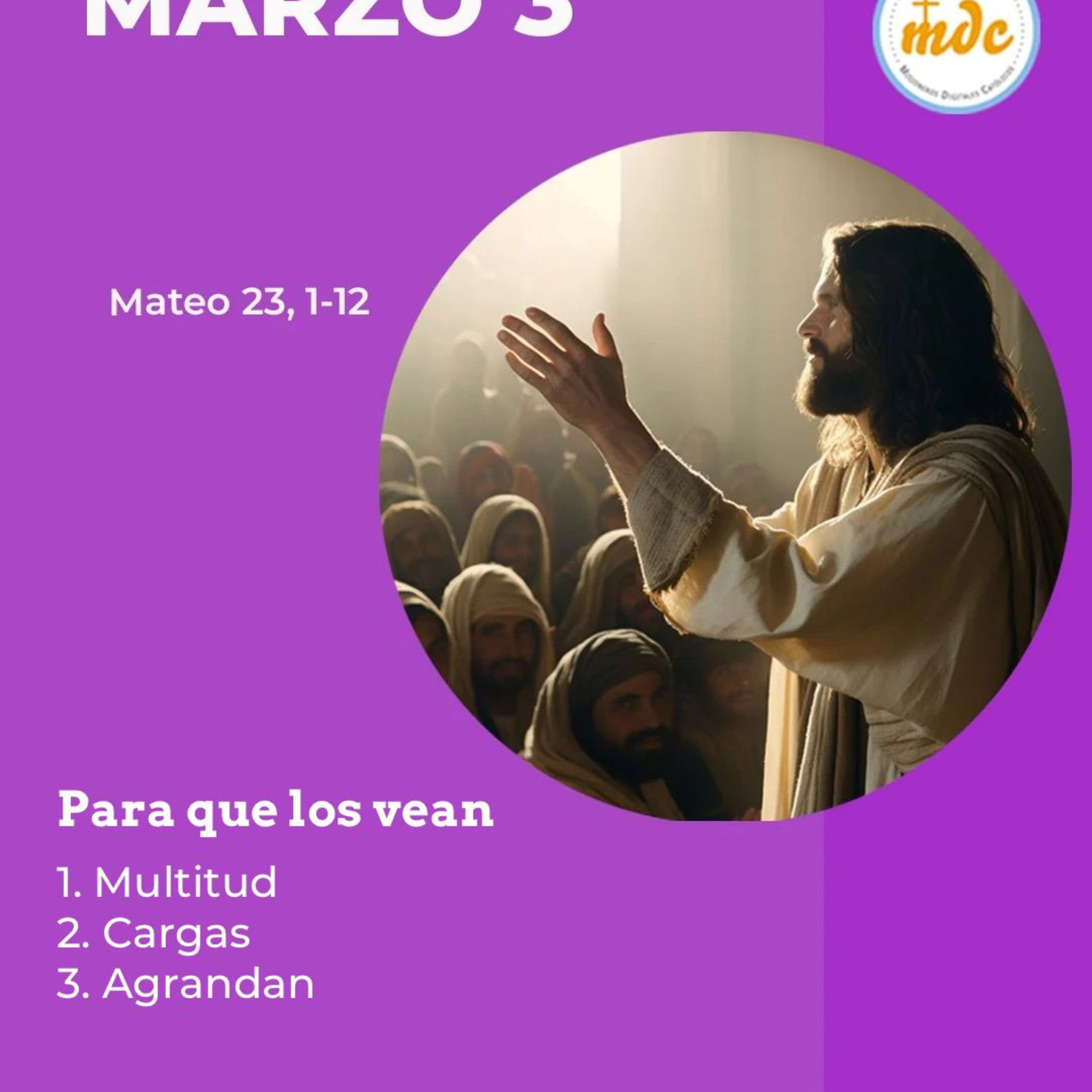 Mateo 23, 1-12