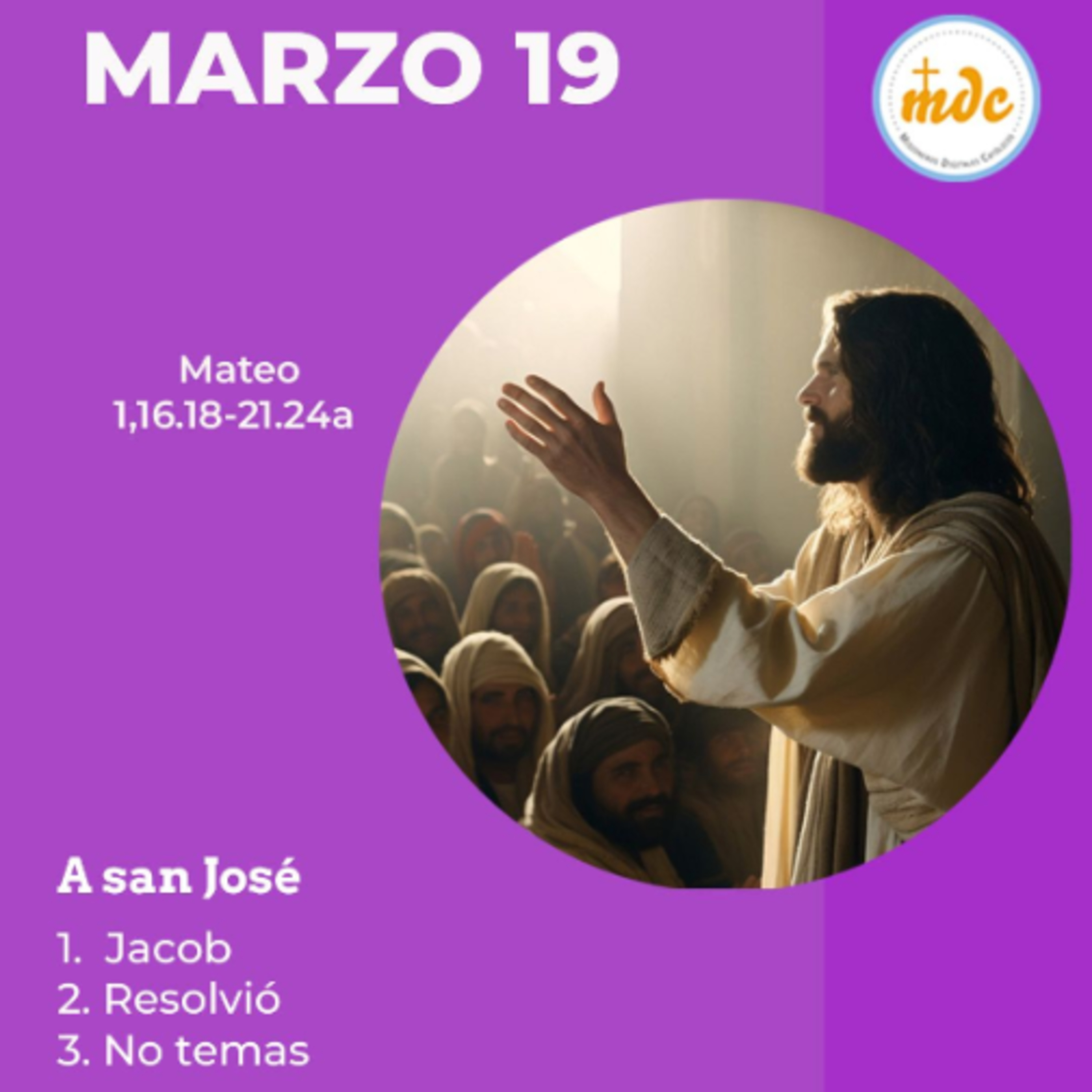 Mateo 1, 16. 18-21. 24