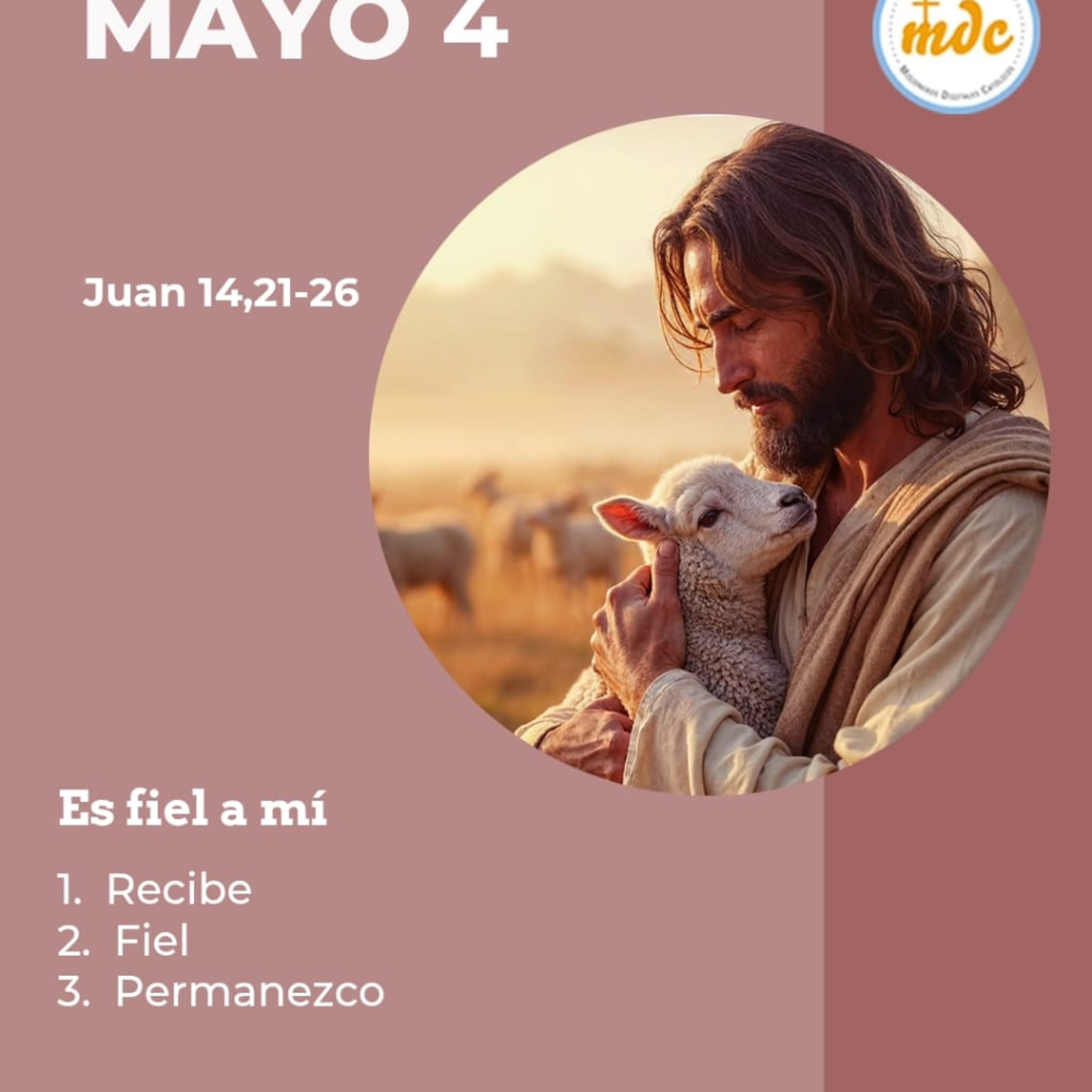 Jn 14, 21-26: Es fiel a mí