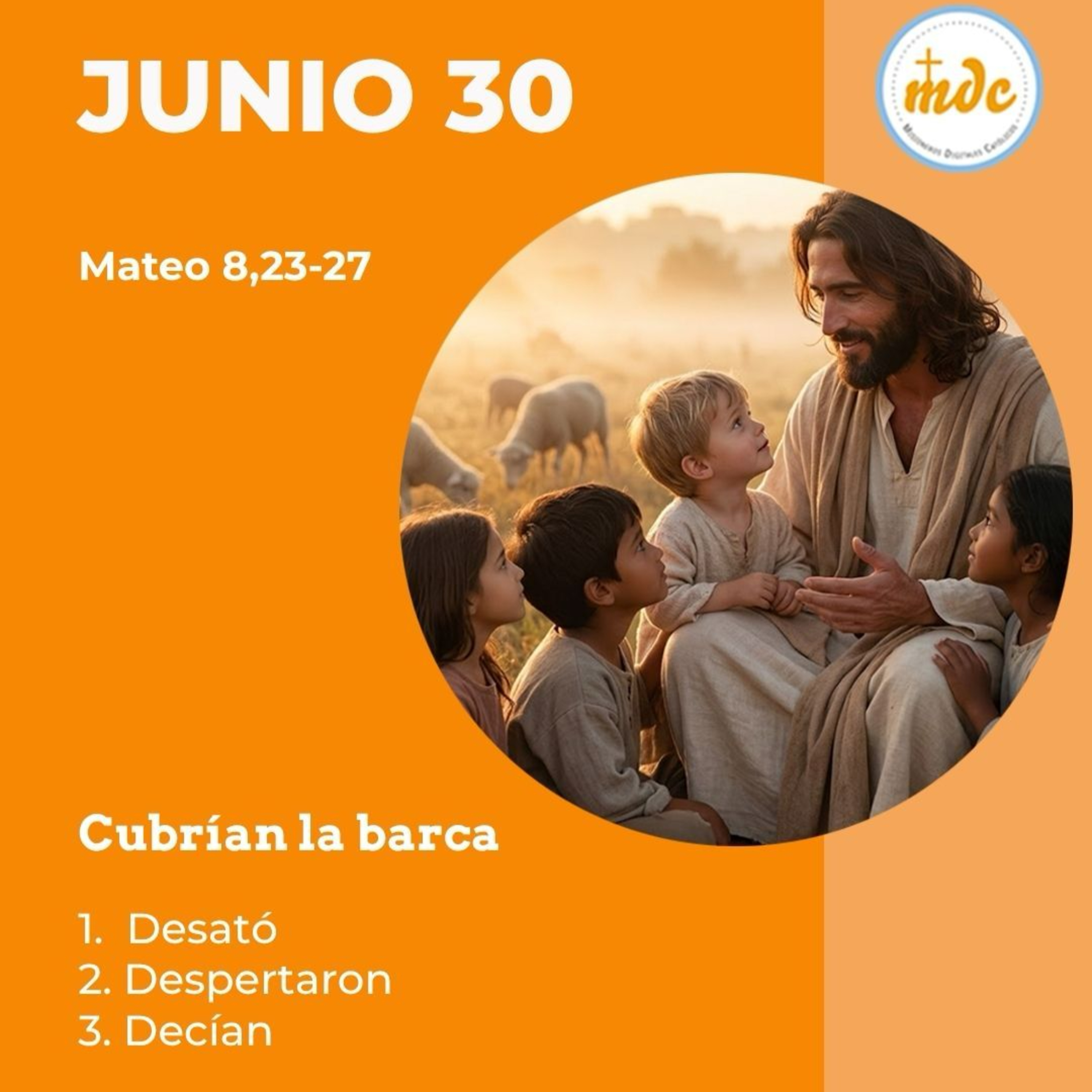 Mateo 8, 23-27 episode artwork