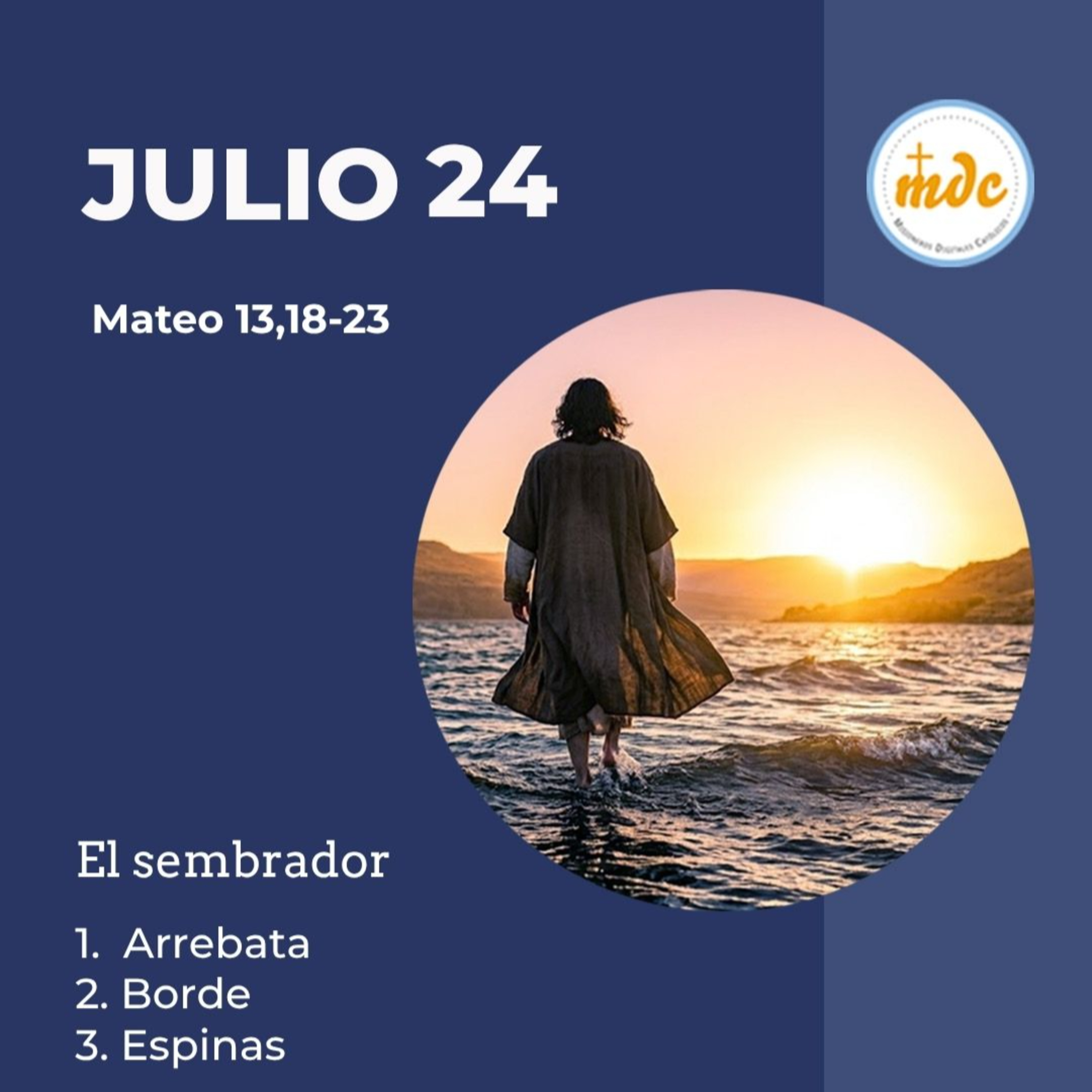 Mt 13, 18-23: El sembrador