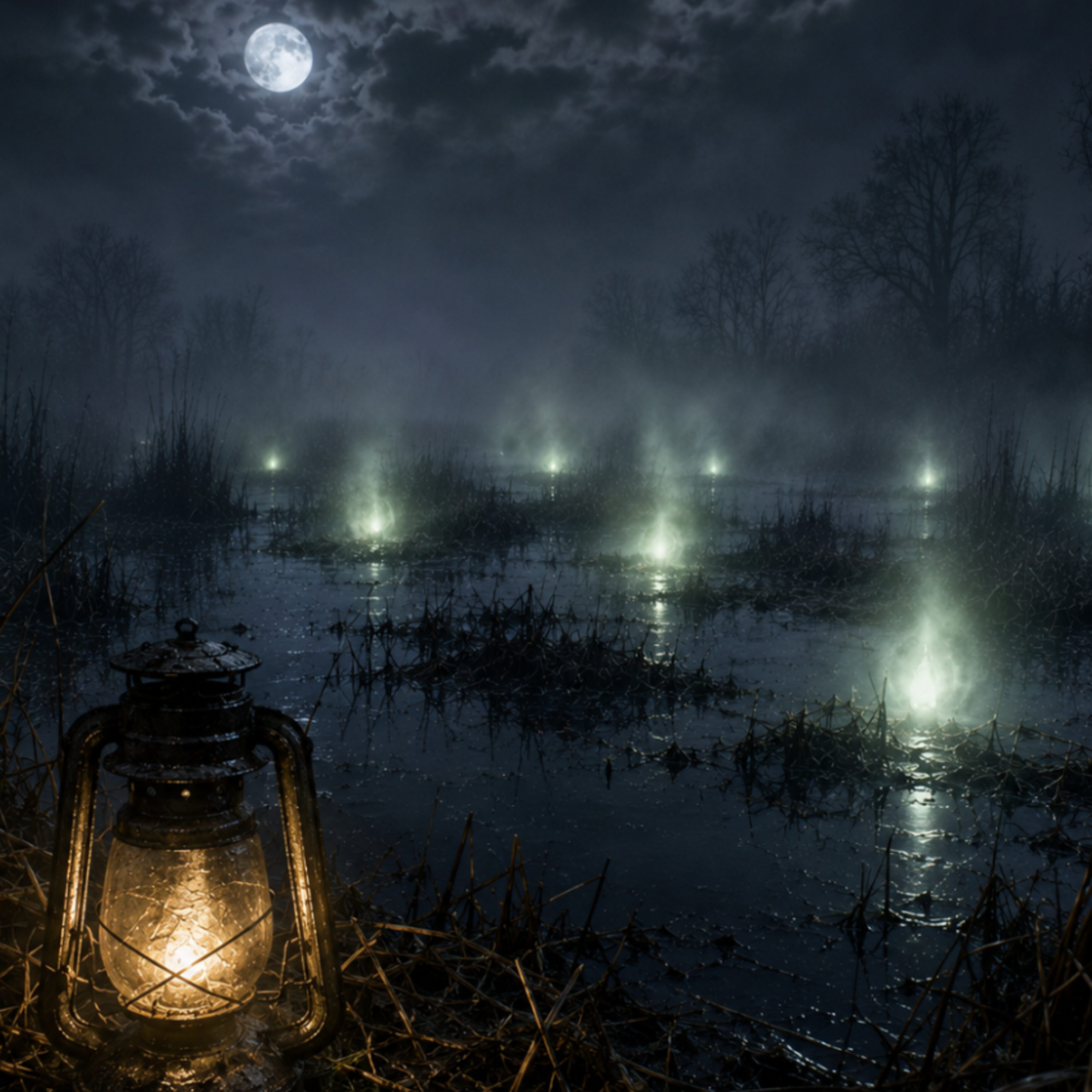 The Lantern Men of the Fens - Dark Folklore