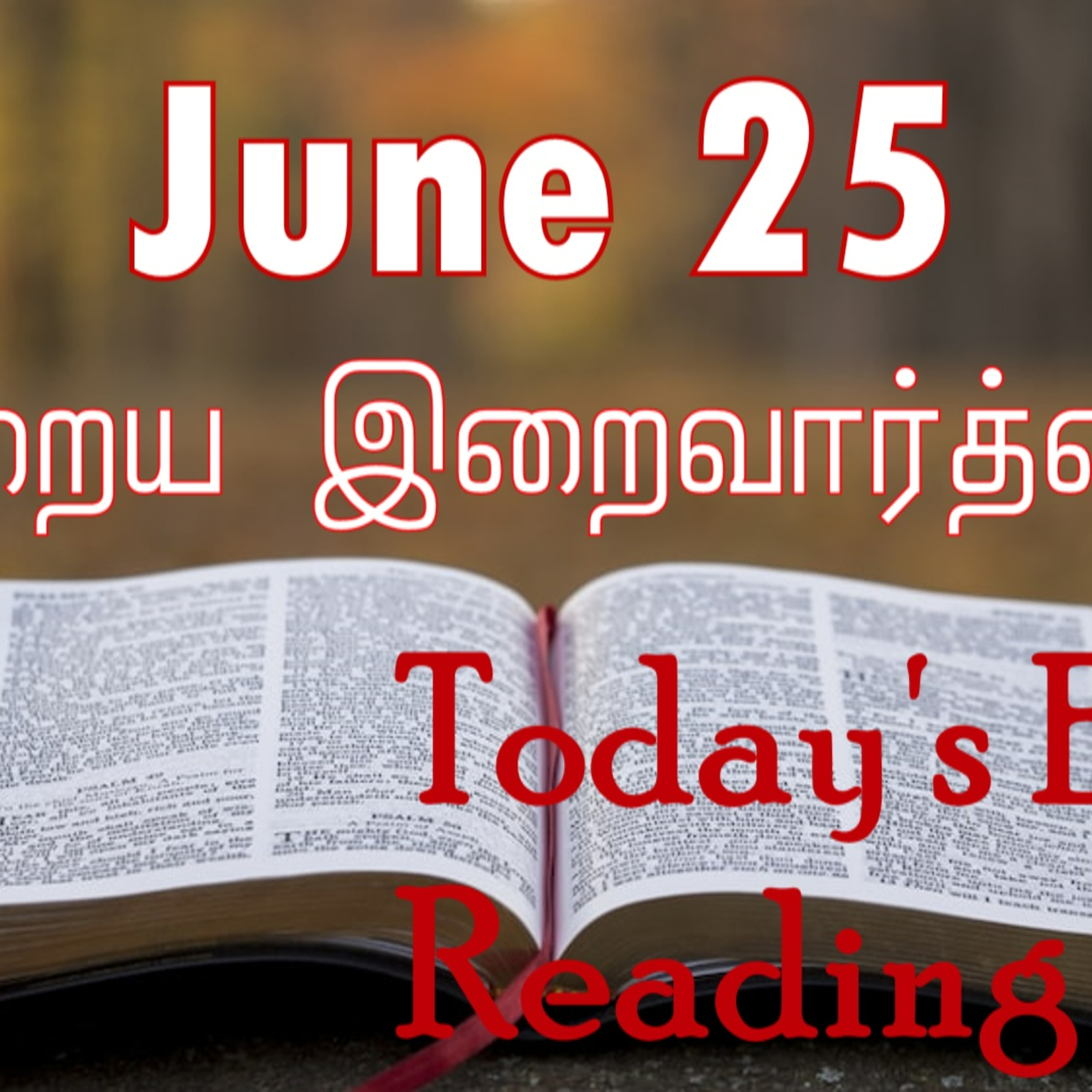 25 June 2023 Holy Mass Readings Tamil | Catholic | Daily Bible Reading Tamil | Mass readings today | Today's Mass Readings Tamil | Daily bible verse in Tamil | Mass Readings for today | today's bible 