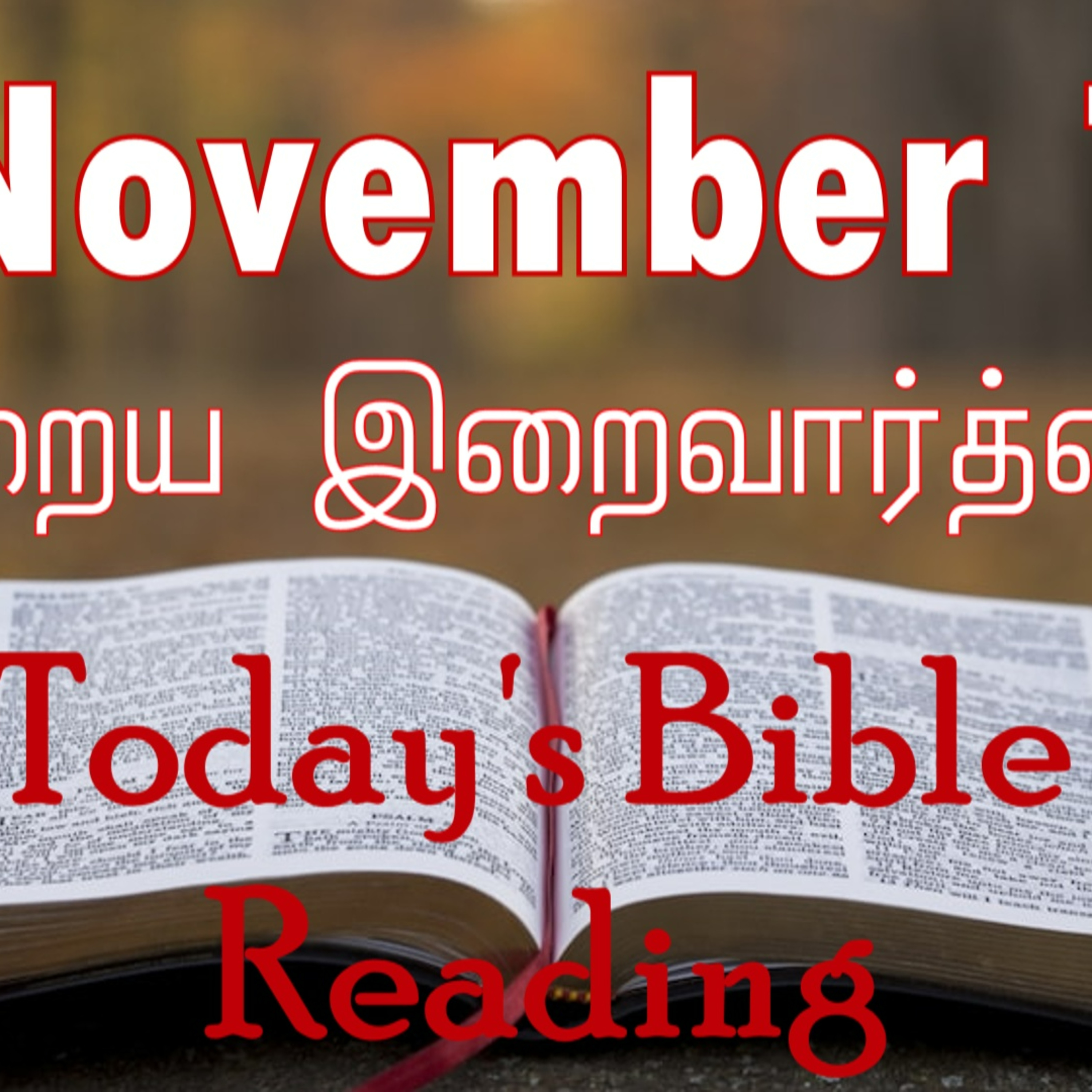 1 November 2023 Holy Mass Readings Tamil | Catholic | Daily Bible Reading Tamil | Mass readings today | Today's Mass Readings Tamil
