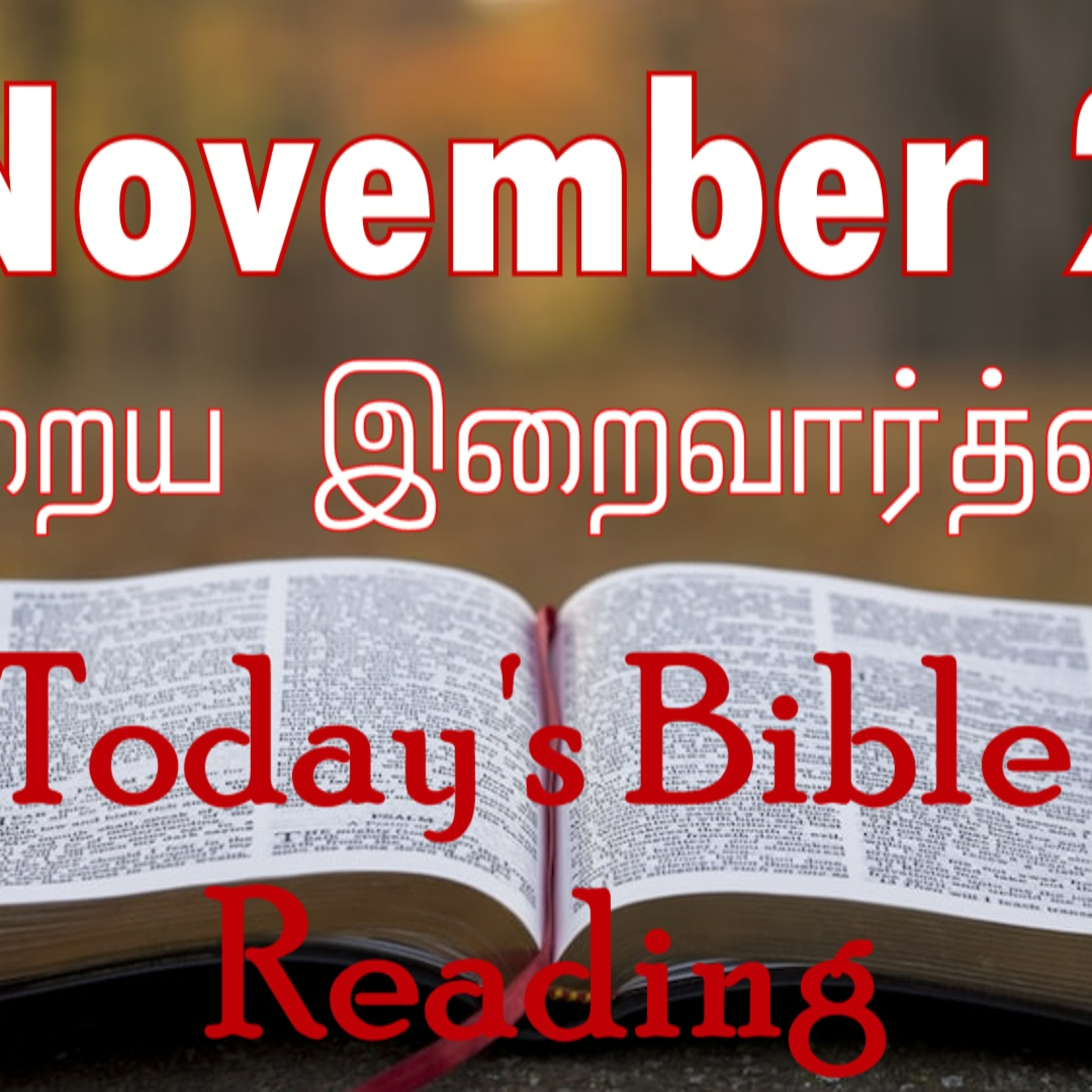 2 November 2023 Holy Mass Readings Tamil | Catholic | Daily Bible Reading Tamil | Mass readings today | Today's Mass Readings Tamil