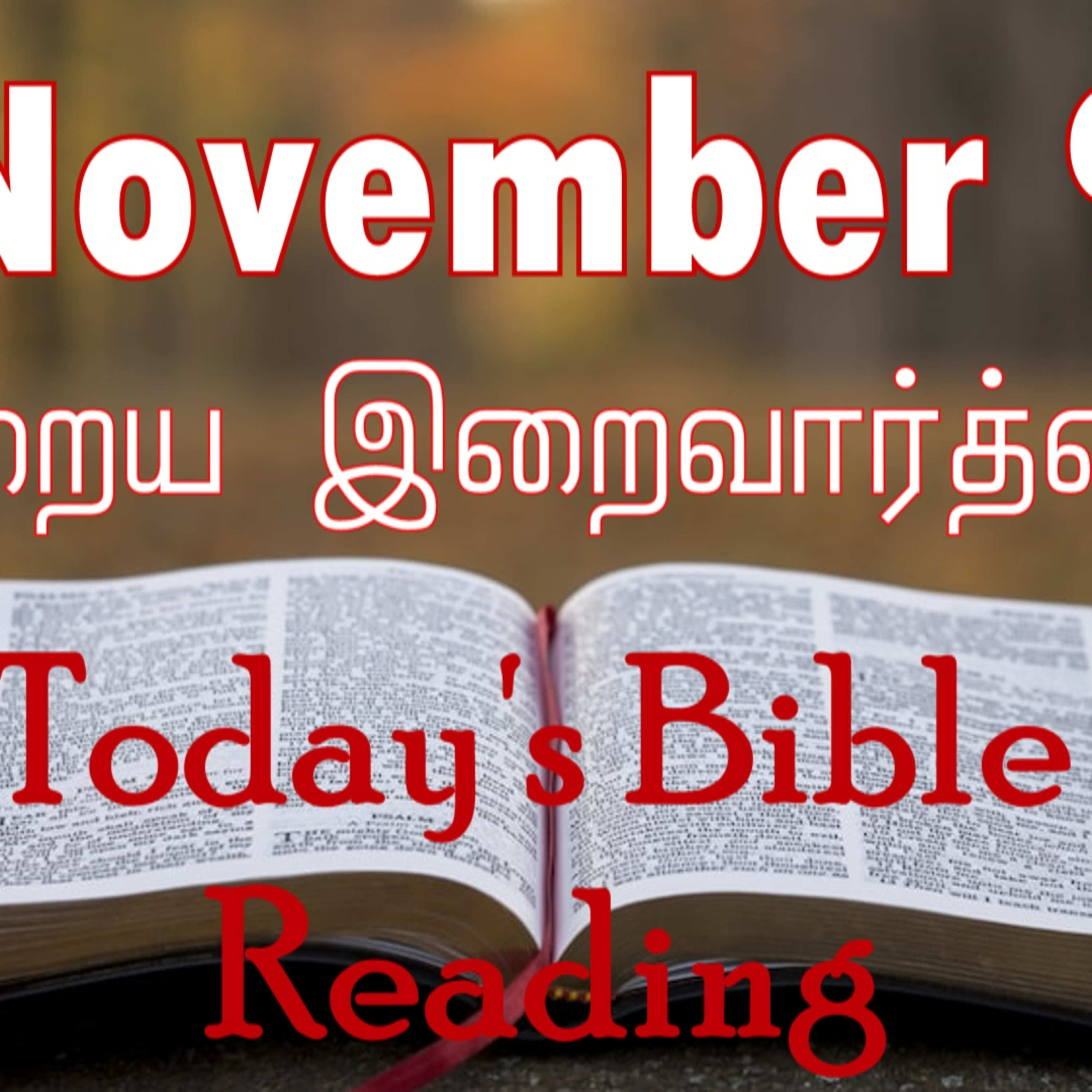 9 November 2023 Holy Mass Readings Tamil | Catholic | Daily Bible Reading Tamil | Mass readings today | Today's Mass Readings Tamil episode artwork