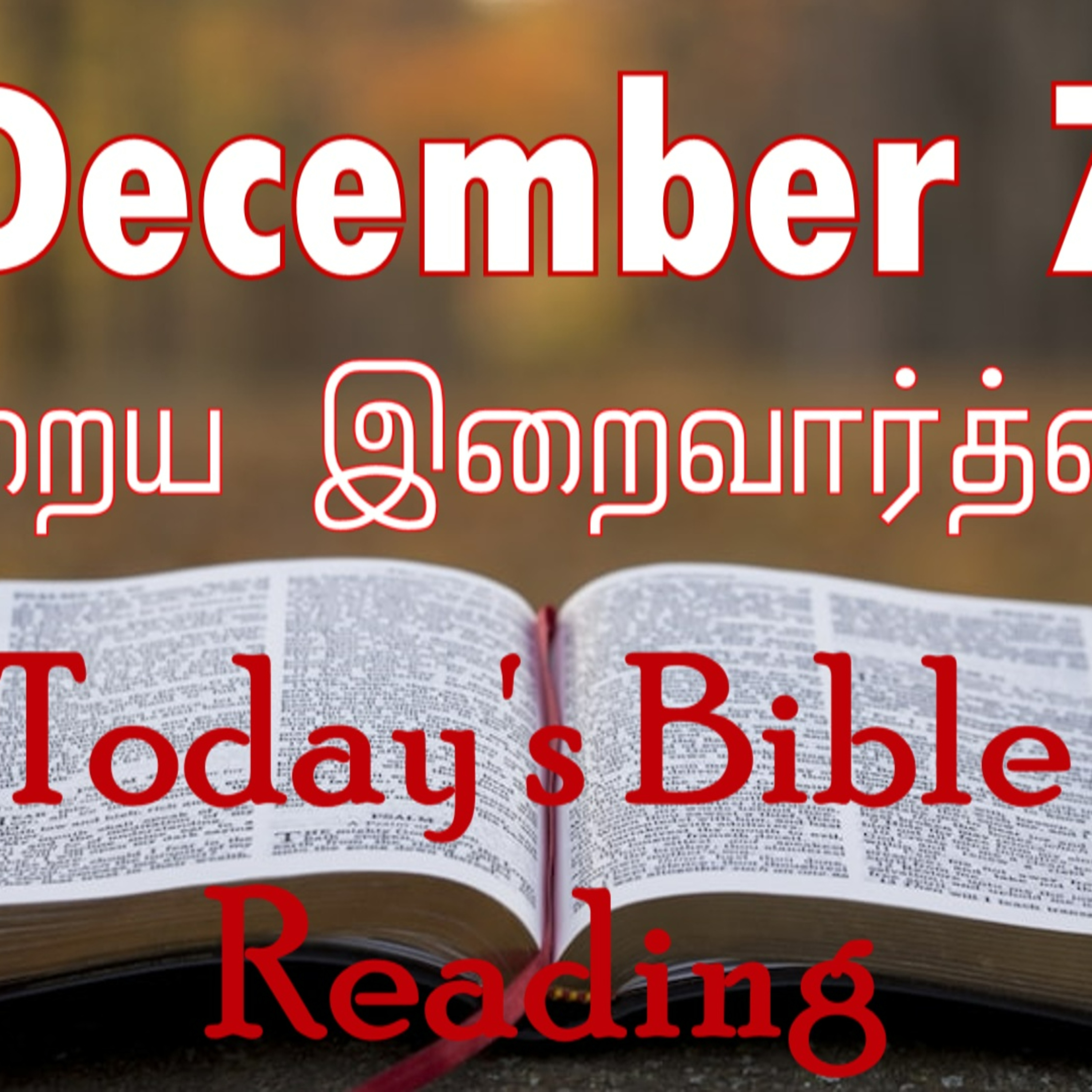 7 December 2023 Holy Mass Readings Tamil | Catholic | Daily Bible Reading Tamil | Mass readings today | Today's Mass Readings Tamil | Daily bible verse in Tamil | Mass Readings for today  episode artwork