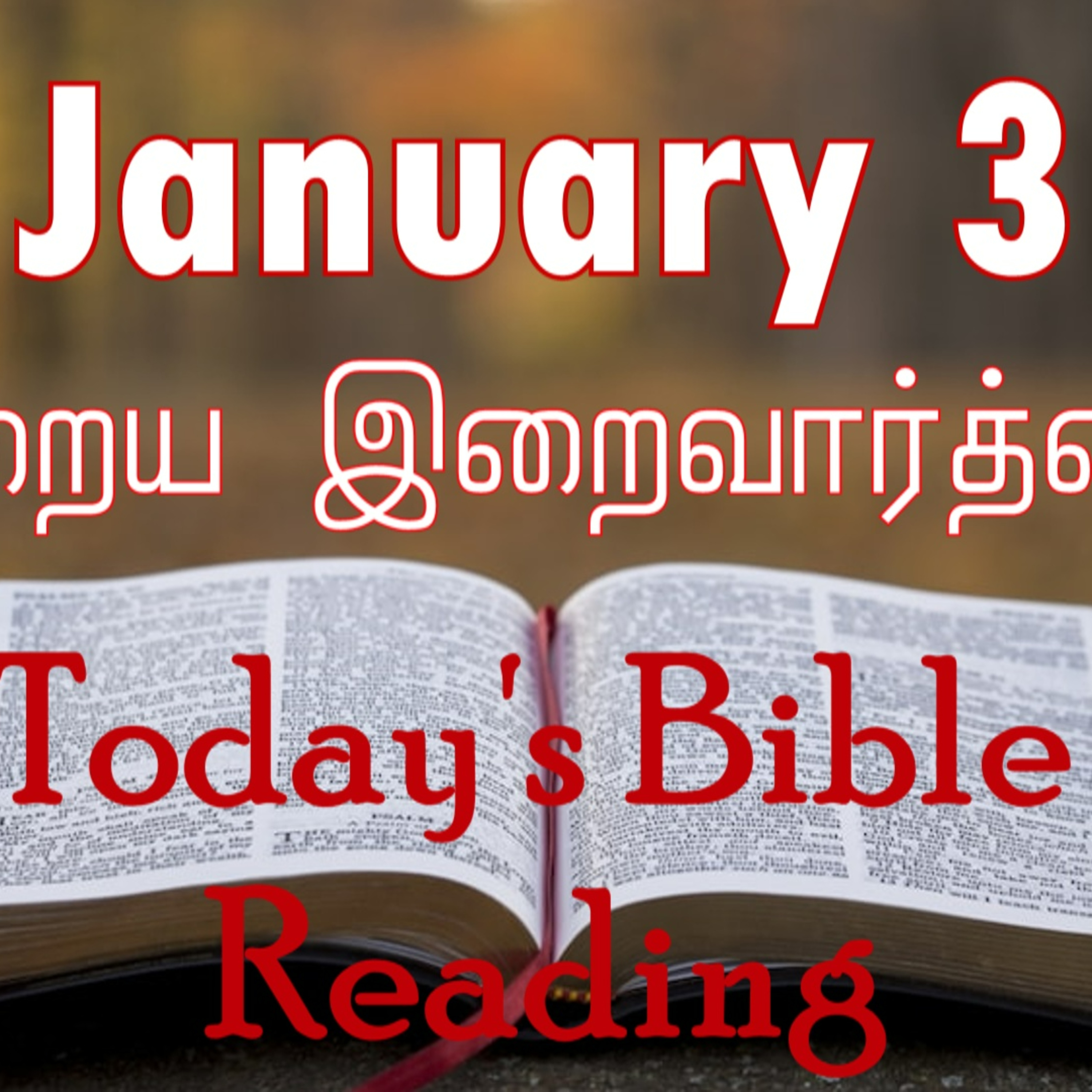 3 January 2024 Holy Mass Readings Tamil | Catholic | Daily Bible Reading Tamil | Mass readings today | Today's Mass Readings Tamil | Daily bible verse in Tamil episode artwork