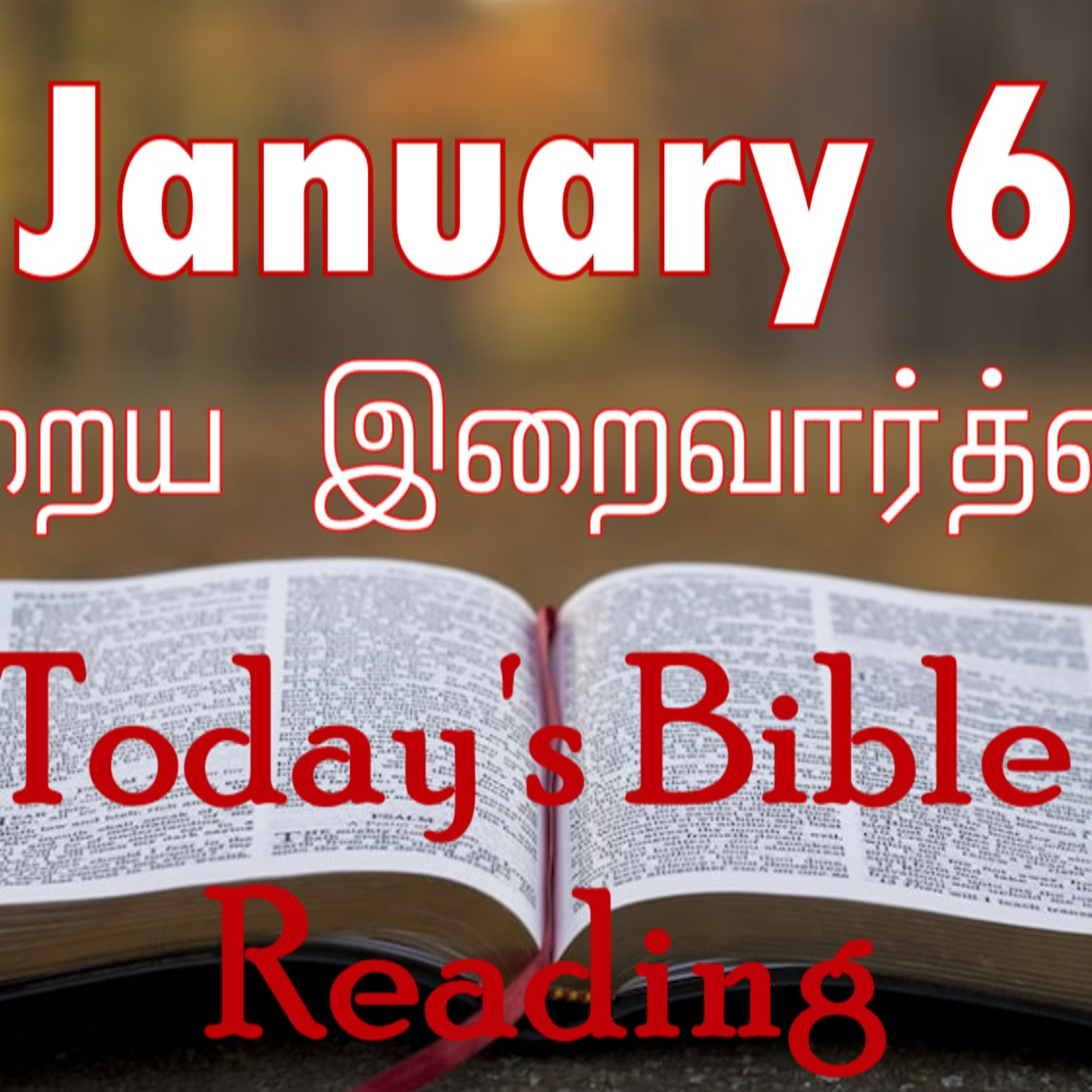6 January 2024 Holy Mass Readings Tamil | Catholic | Daily Bible Reading Tamil | Mass readings today | Today's Mass Readings Tamil | Daily bible verse in Tamil episode artwork