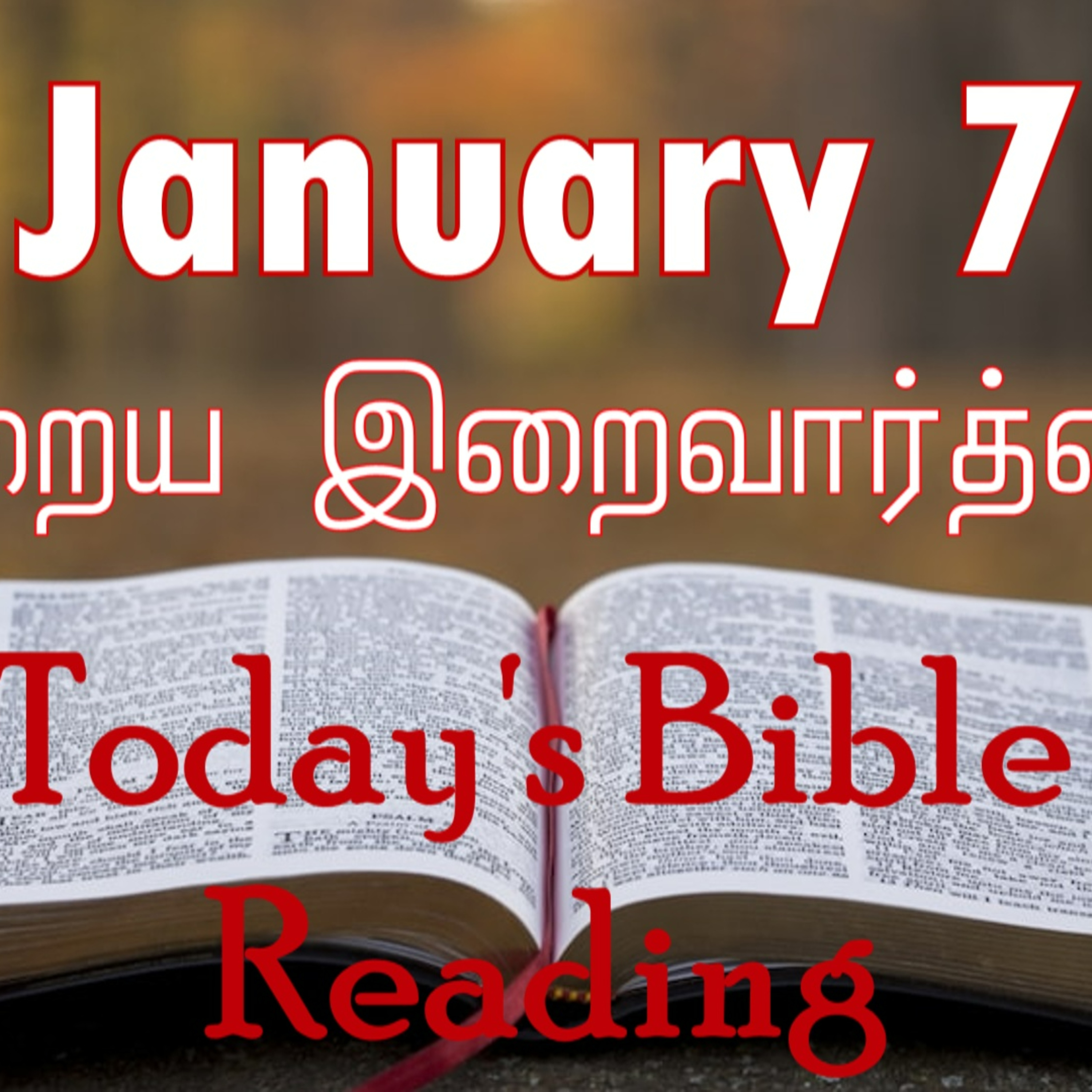 7 January 2024 Holy Mass Readings Tamil | Catholic | Daily Bible Reading Tamil | Mass readings today | Today's Mass Readings Tamil | Daily bible verse in Tamil  episode artwork