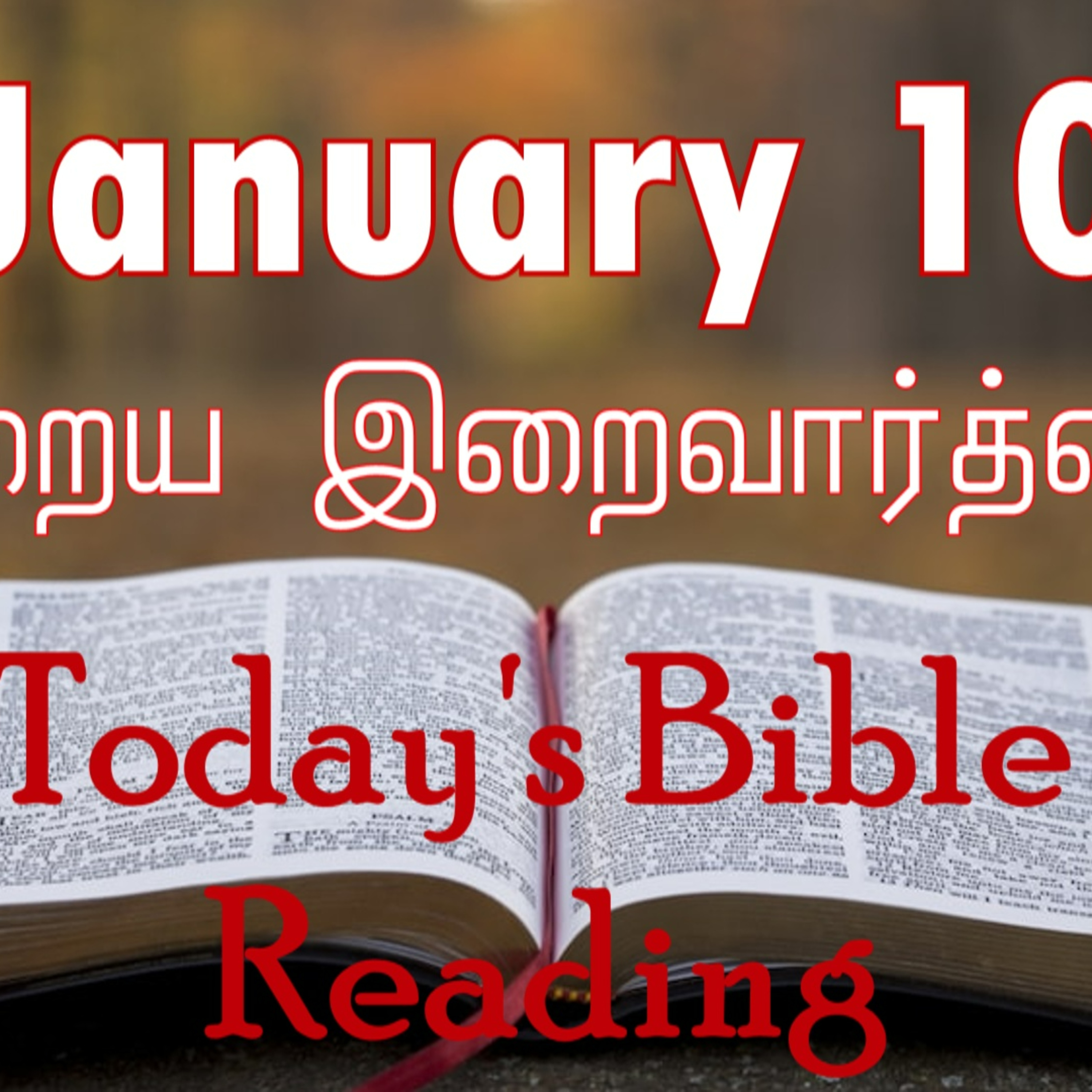 10 January 2024 Holy Mass Readings Tamil | Catholic | Daily Bible Reading Tamil | Mass readings today | Today's Mass Readings Tamil episode artwork