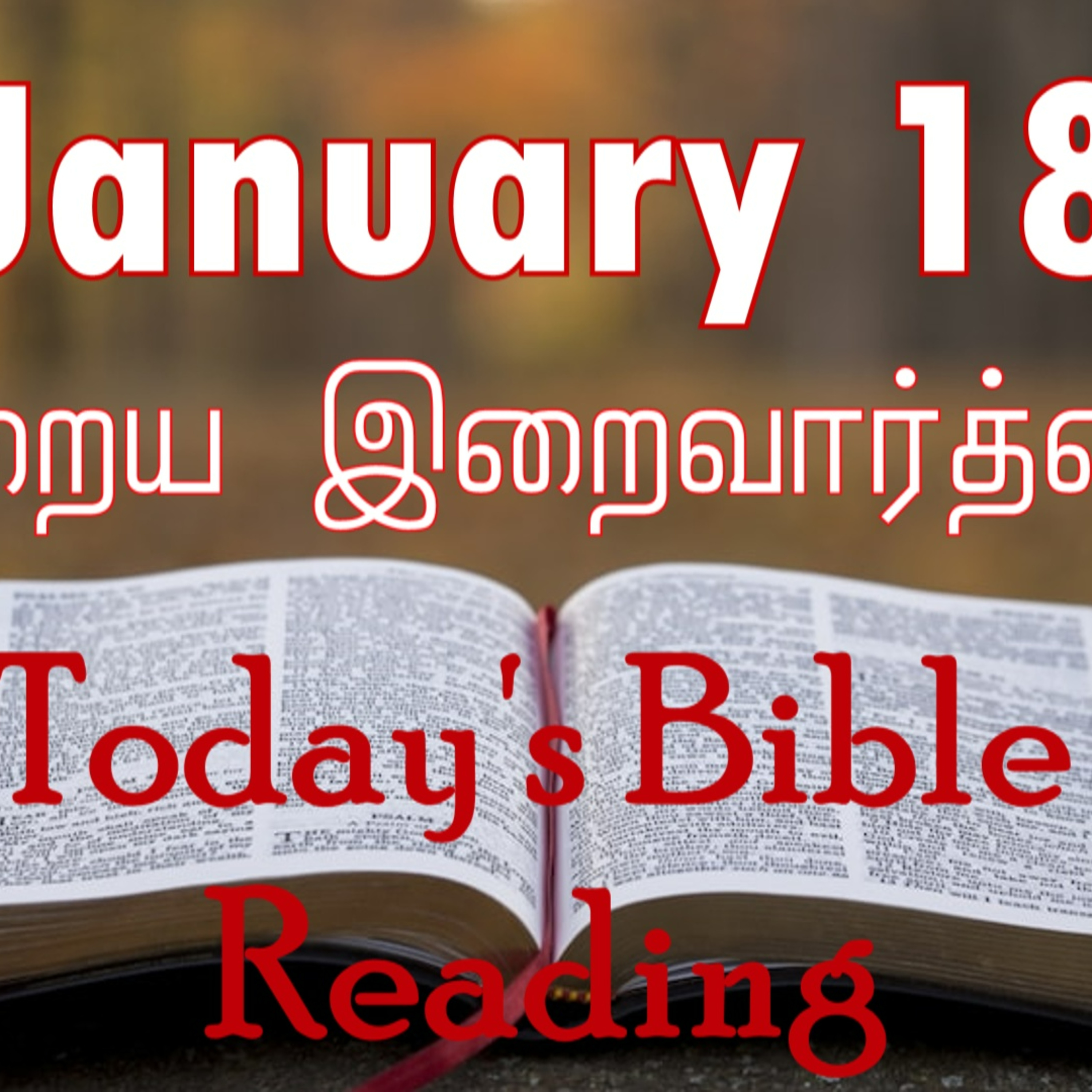 18 January 2024 Holy Mass Readings Tamil | Catholic | Daily Bible Reading Tamil | Mass readings today | Today's Mass Readings Tamil  episode artwork