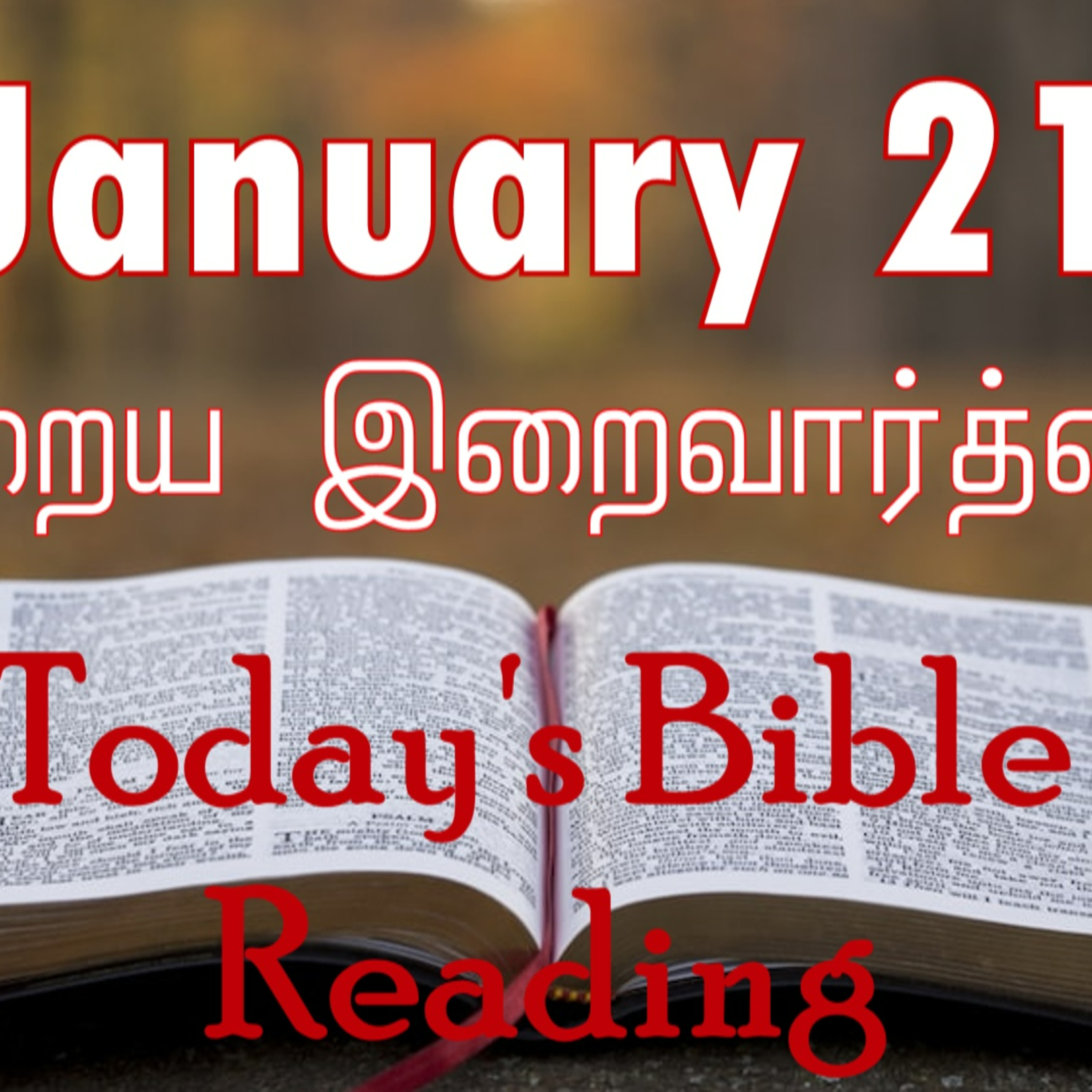 21 January 2024 Holy Mass Readings Tamil | Catholic | Daily Bible Reading Tamil | Mass readings today | Today's Mass Readings Tamil episode artwork