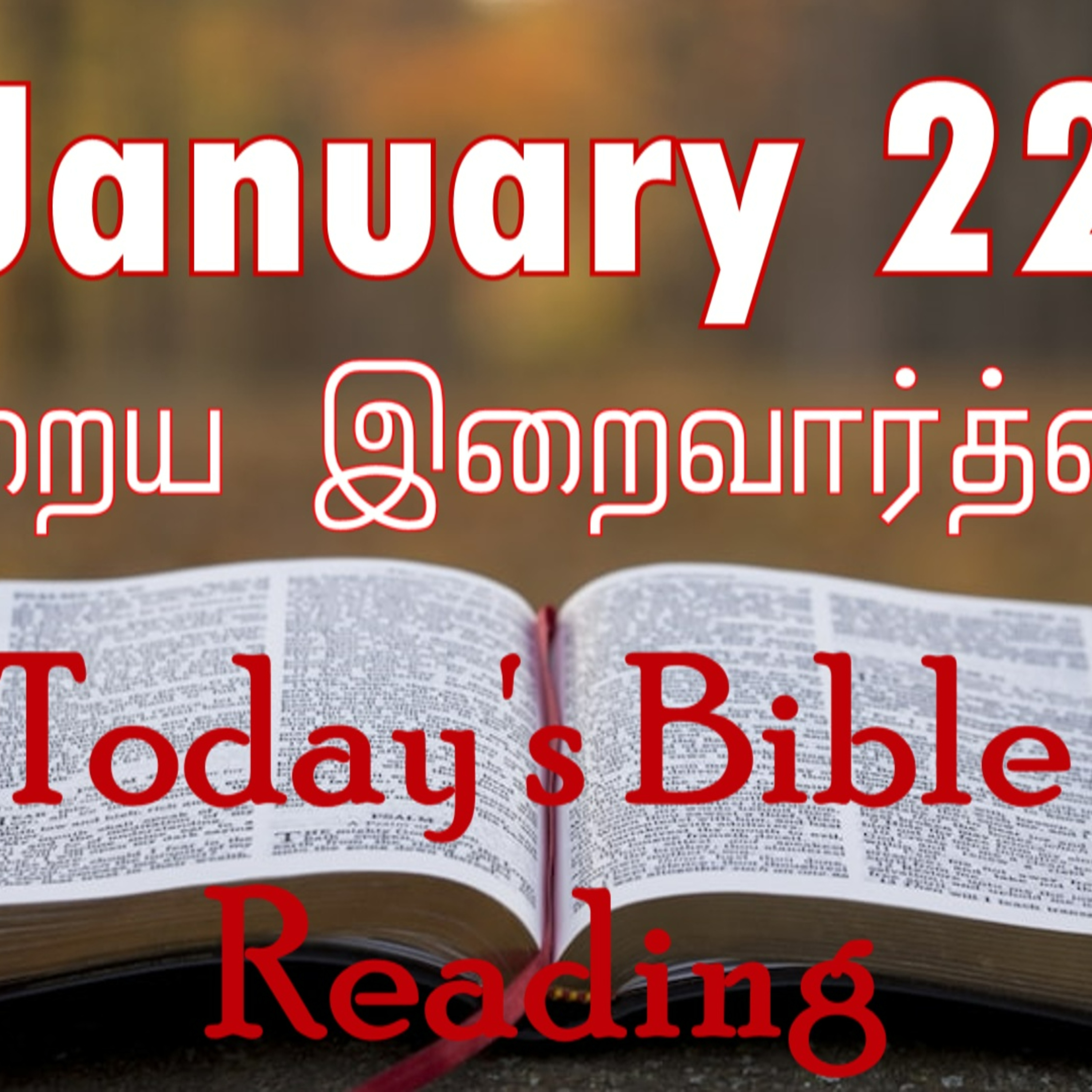 22 January 2024 Holy Mass Readings Tamil | Catholic | Daily Bible Reading Tamil | Mass readings today | Today's Mass Readings Tamil episode artwork