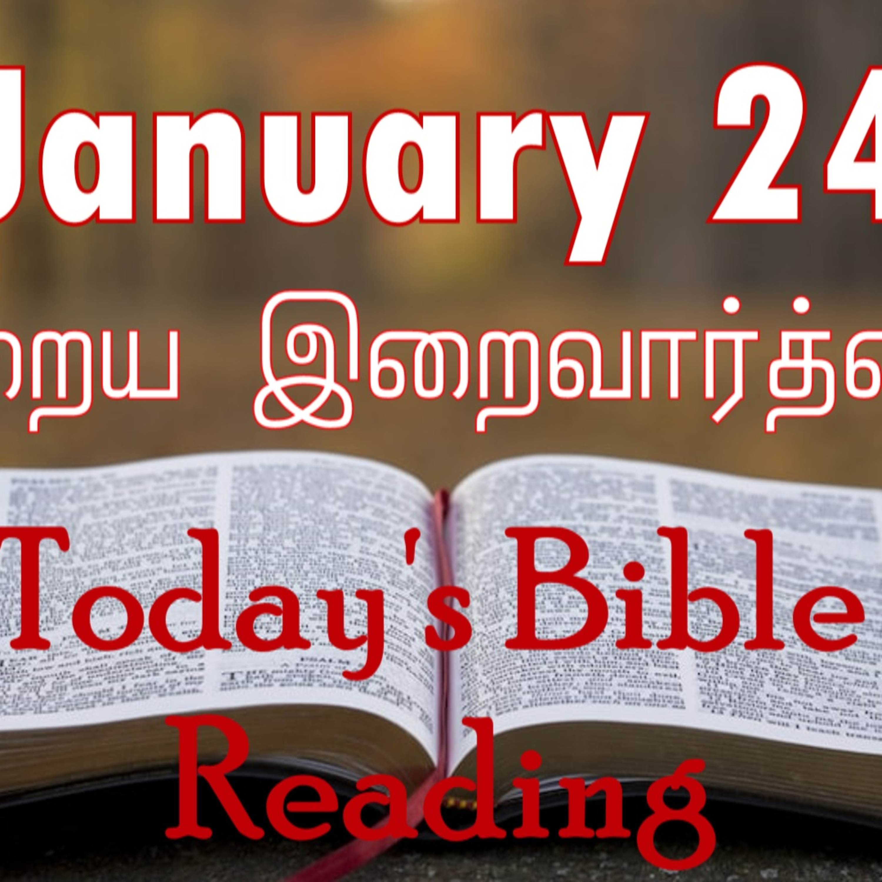 24 January 2024 Holy Mass Readings Tamil | Catholic | Daily Bible Reading Tamil | Mass readings today | Today's Mass Readings Tamil episode artwork