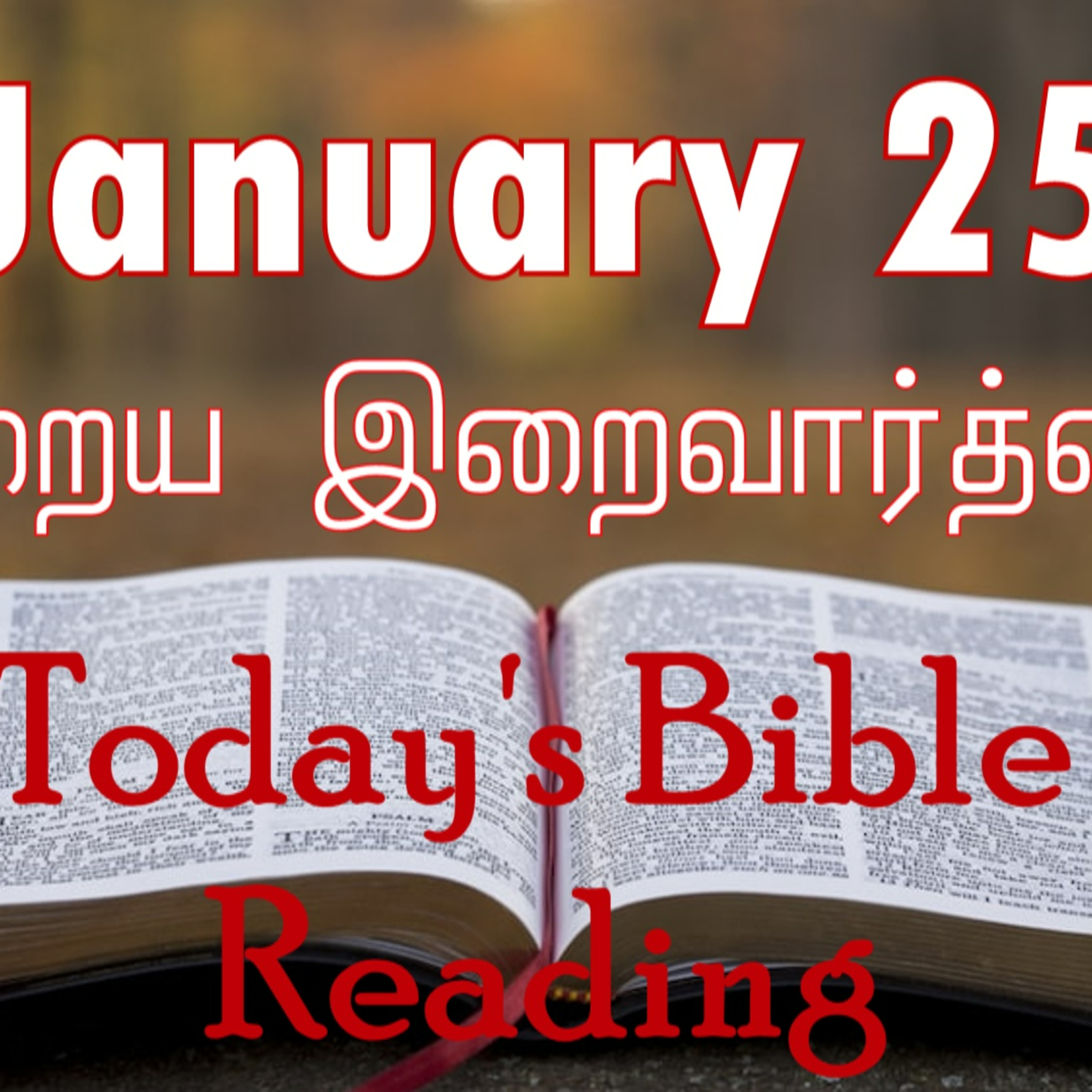 25 January 2024 Holy Mass Readings Tamil | Catholic | Daily Bible Reading Tamil | Mass readings today | Today's Mass Readings Tamil | Daily bible verse in Tamil episode artwork