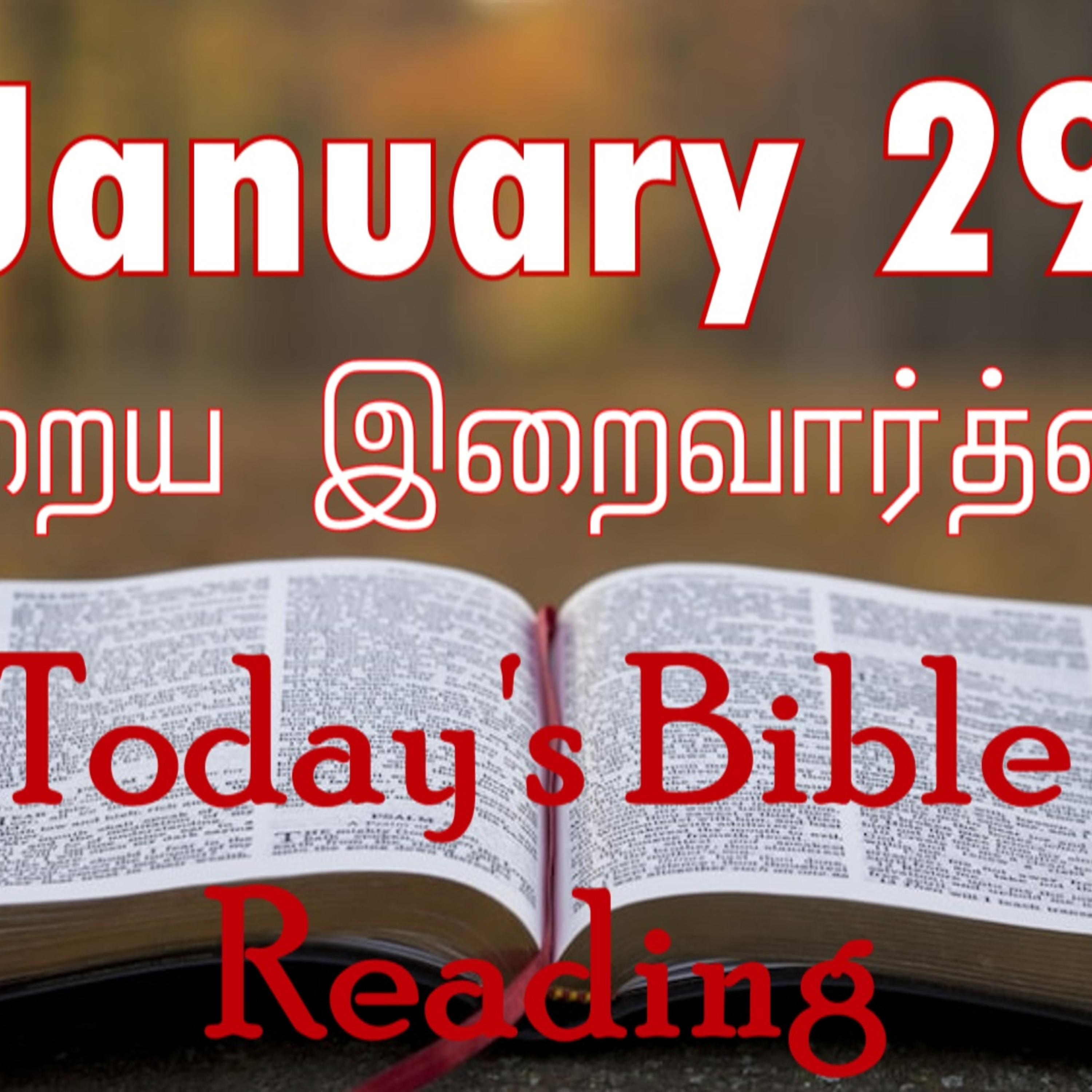 29 January 2024 Holy Mass Readings Tamil | Catholic | Daily Bible Reading Tamil | Mass readings today | Today's Mass Readings Tamil episode artwork