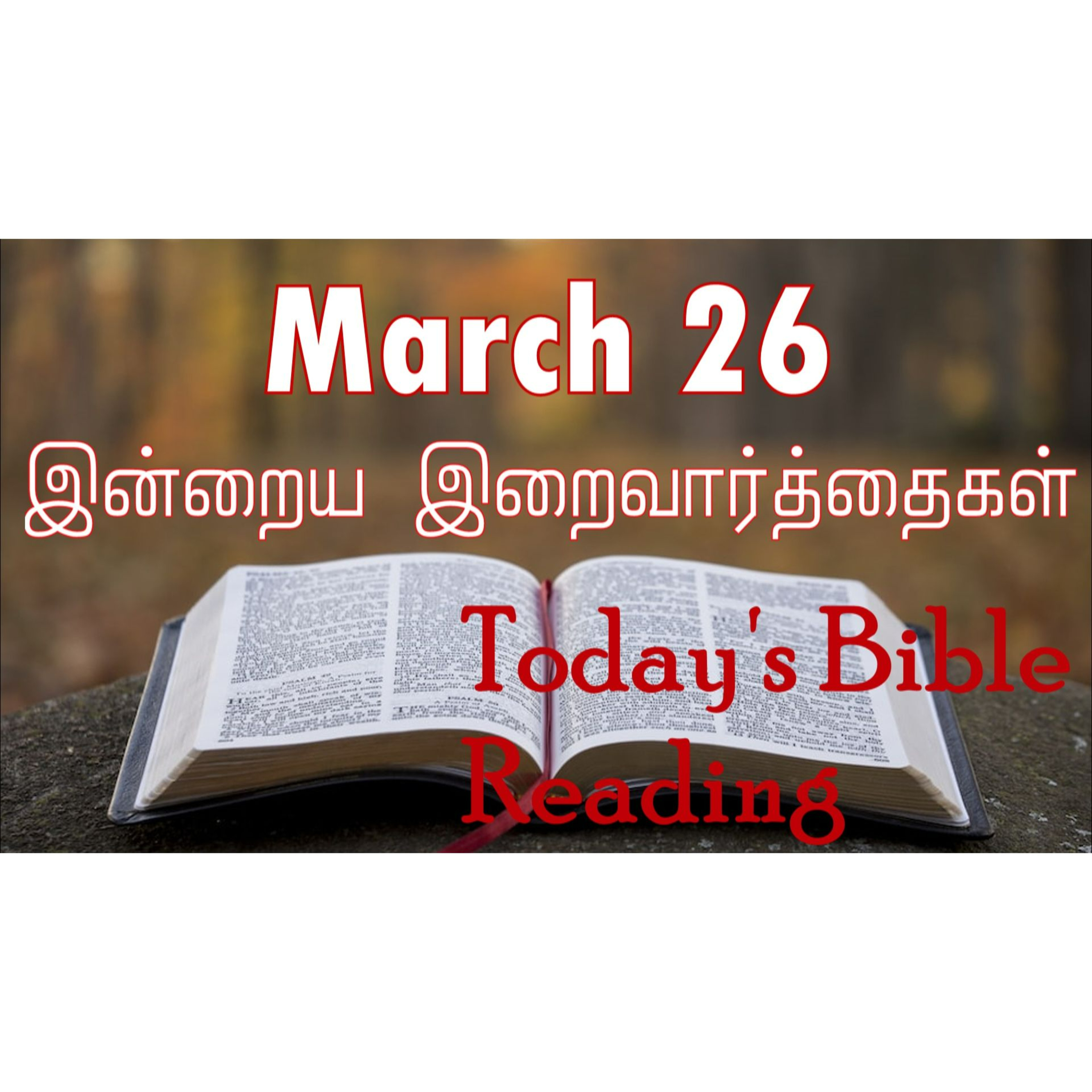 26 March 2024 | இன்றைய திருப்பலி வாசகங்கள் | Holy Mass Readings Tamil | Catholic | Daily Bible Reading Tamil episode artwork