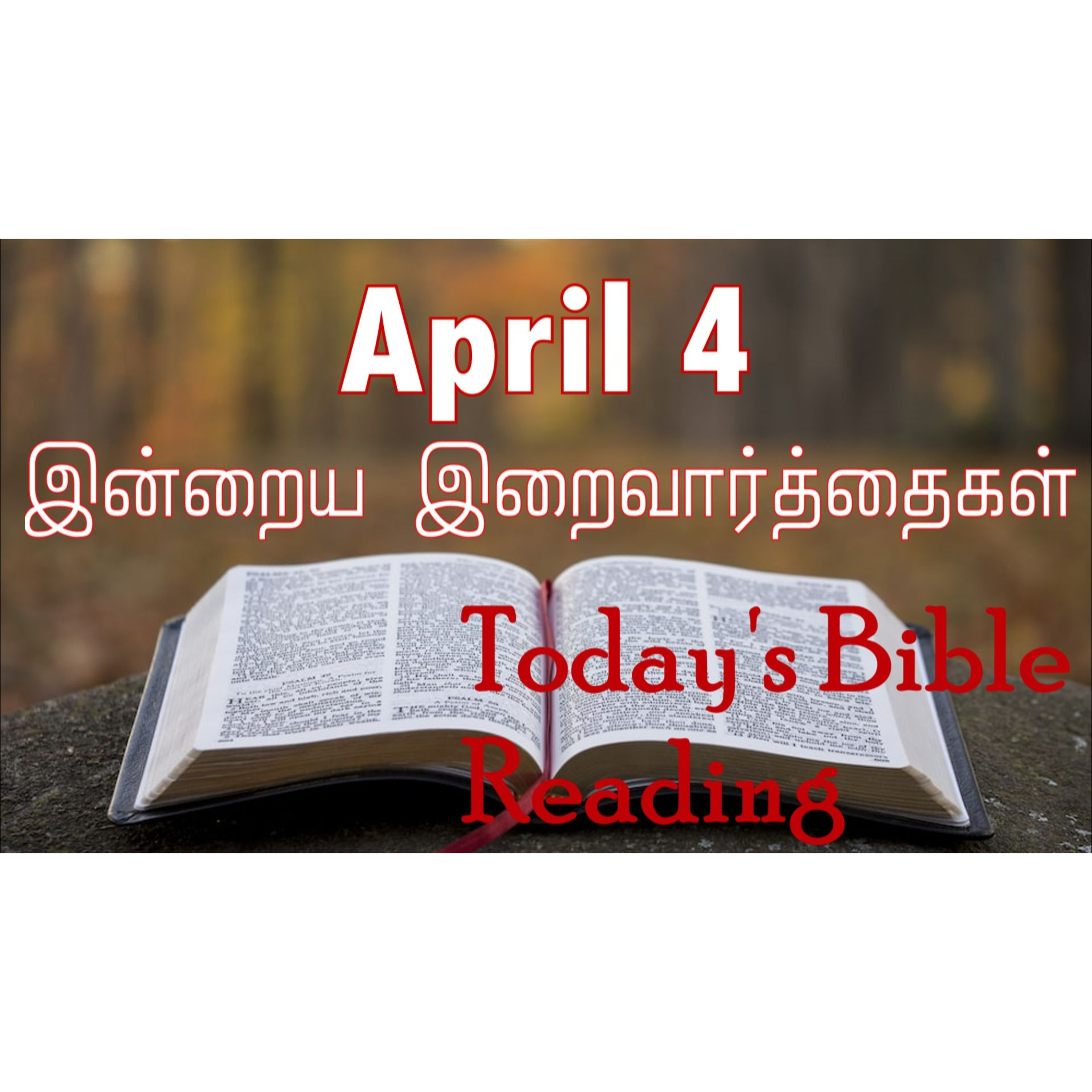 4 April 2024 | இன்றைய திருப்பலி வாசகங்கள் | Holy Mass Readings Tamil | Catholic | Daily Bible Reading Tamil  episode artwork