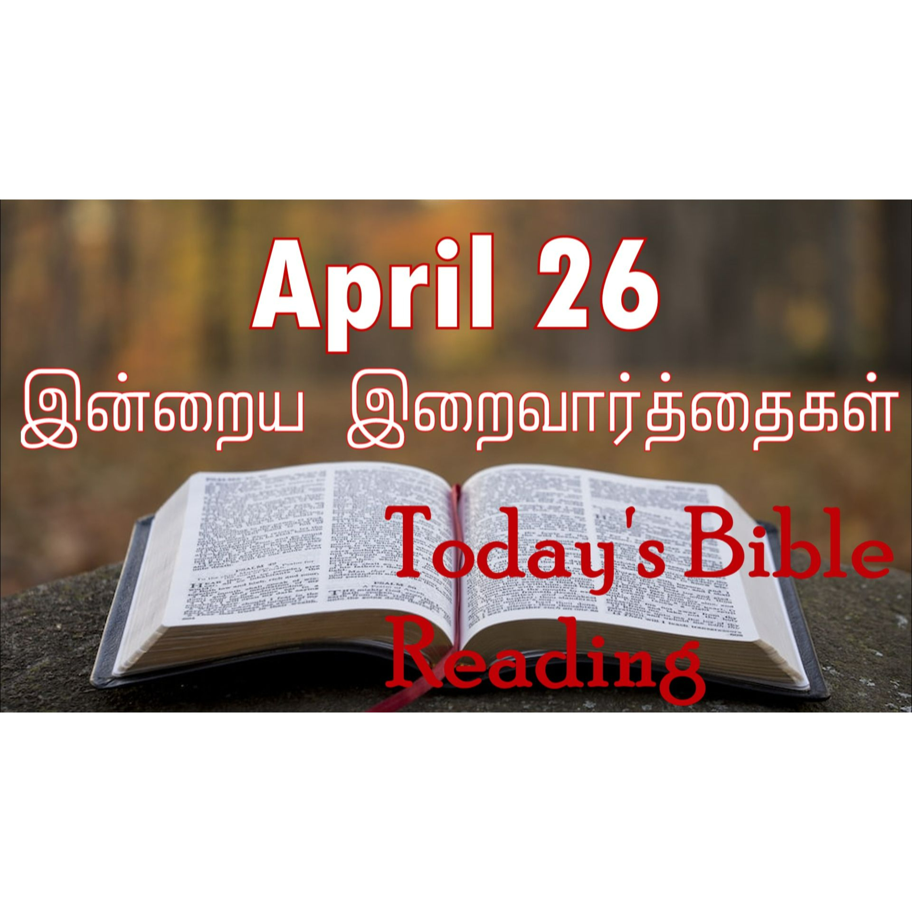 26 April 2024 | இன்றைய திருப்பலி வாசகங்கள் | Holy Mass Readings Tamil | Catholic | Daily Bible Reading Tamil episode artwork