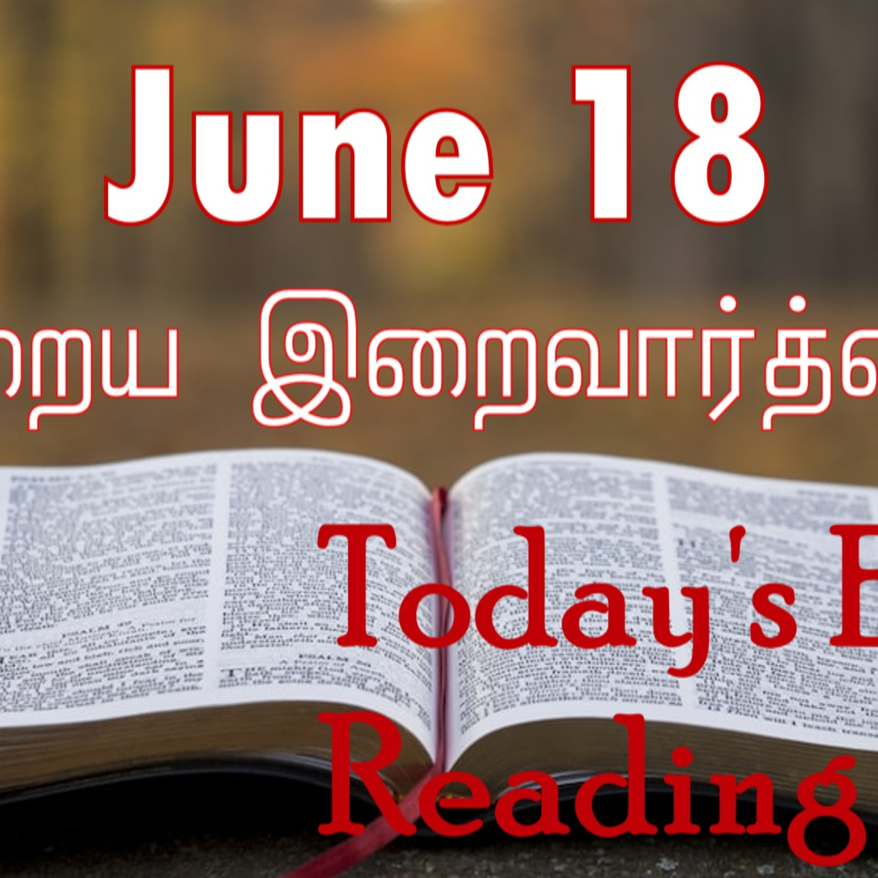 18 June 2024 | இன்றைய திருப்பலி வாசகங்கள் | Holy Mass Readings Tamil | Catholic | Daily Bible Reading Tamil