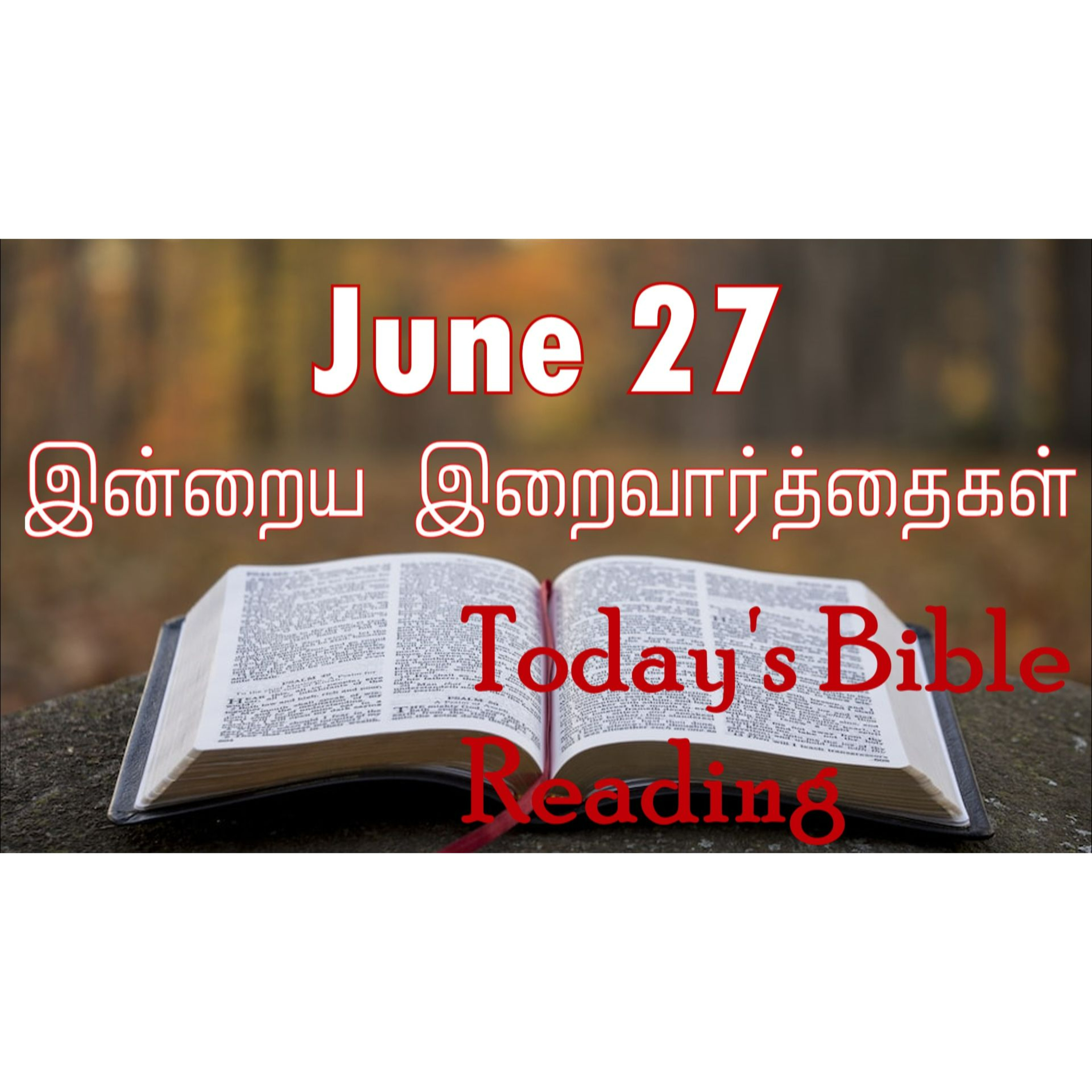 27 June 2024 | இன்றைய திருப்பலி வாசகங்கள் | Holy Mass Readings Tamil | Catholic | Daily Bible Reading Tamil episode artwork