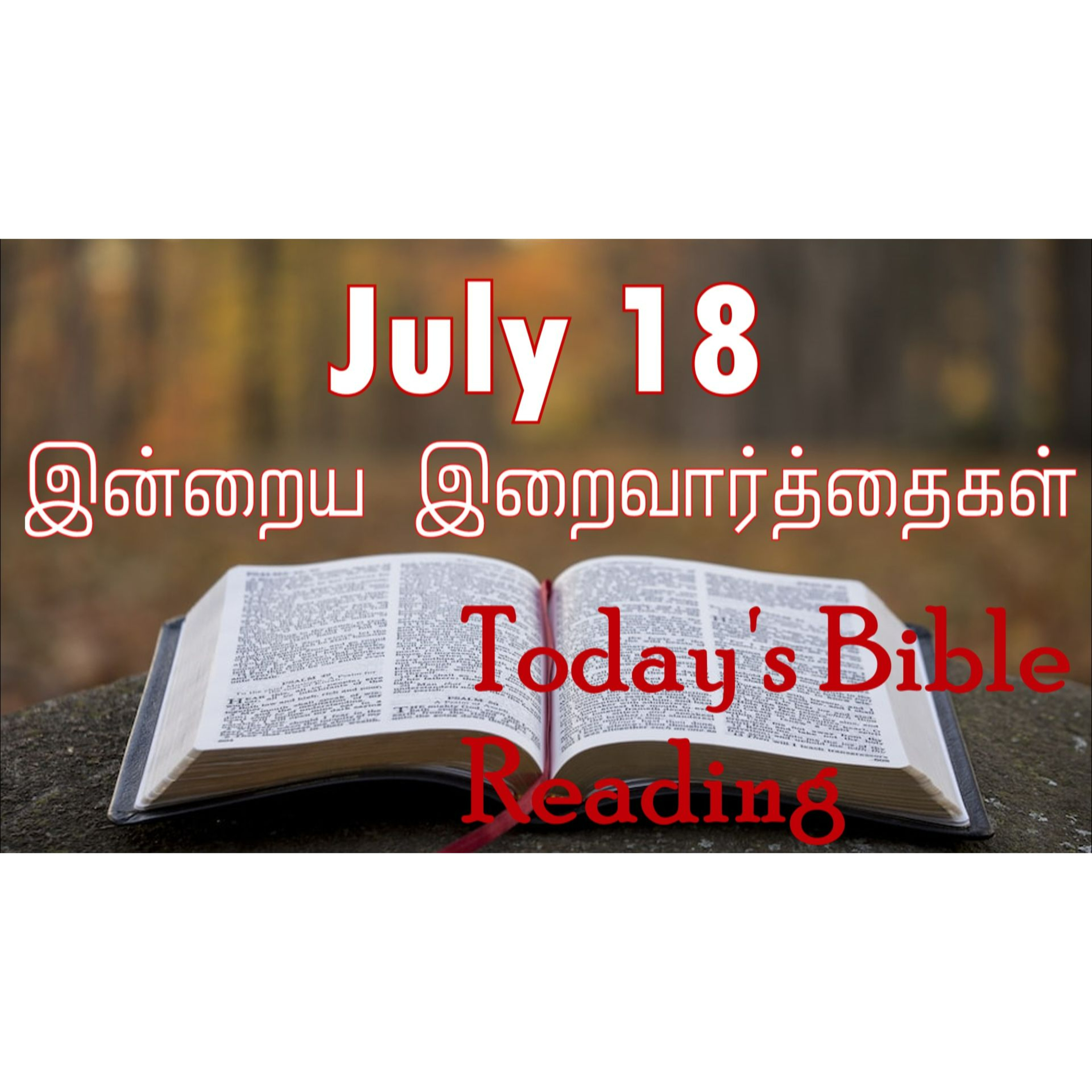 18 July 2024 | இன்றைய திருப்பலி வாசகங்கள் | Holy Mass Readings Tamil | Catholic | Daily Bible Reading Tamil