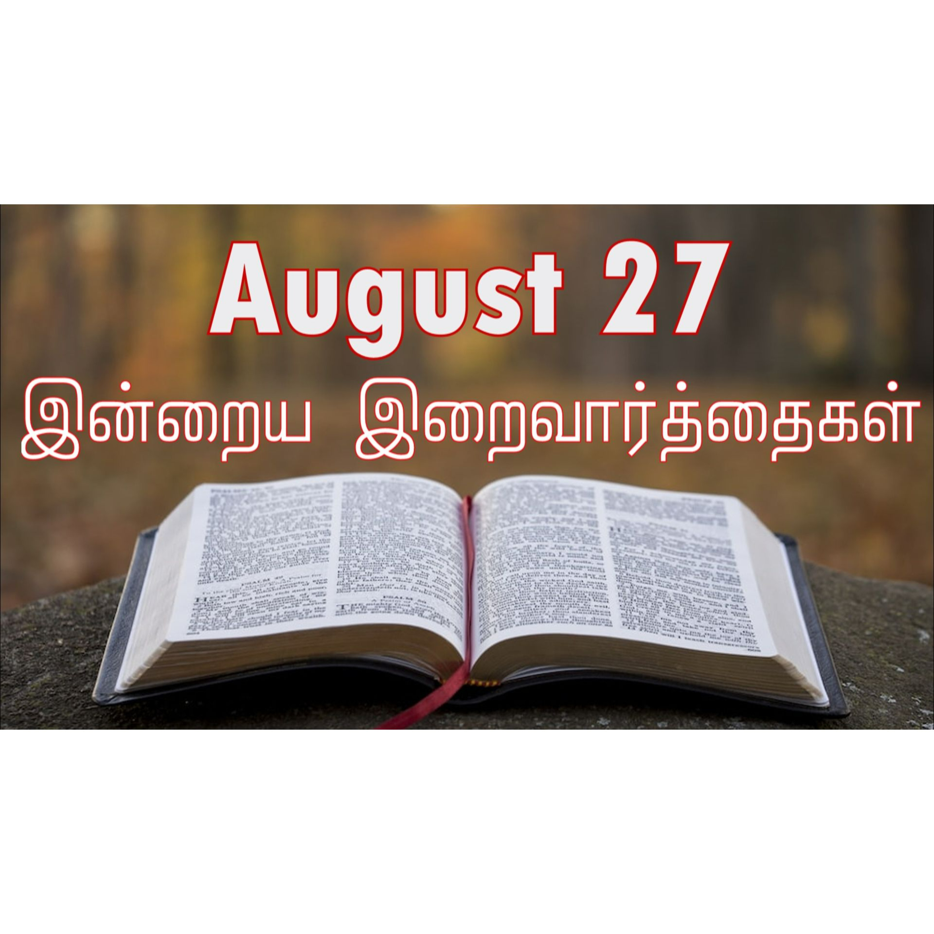 27 August 2024 | இன்றைய திருப்பலி வாசகங்கள் | Holy Mass Readings Tamil | Catholic | Daily Bible Reading Tamil  episode artwork