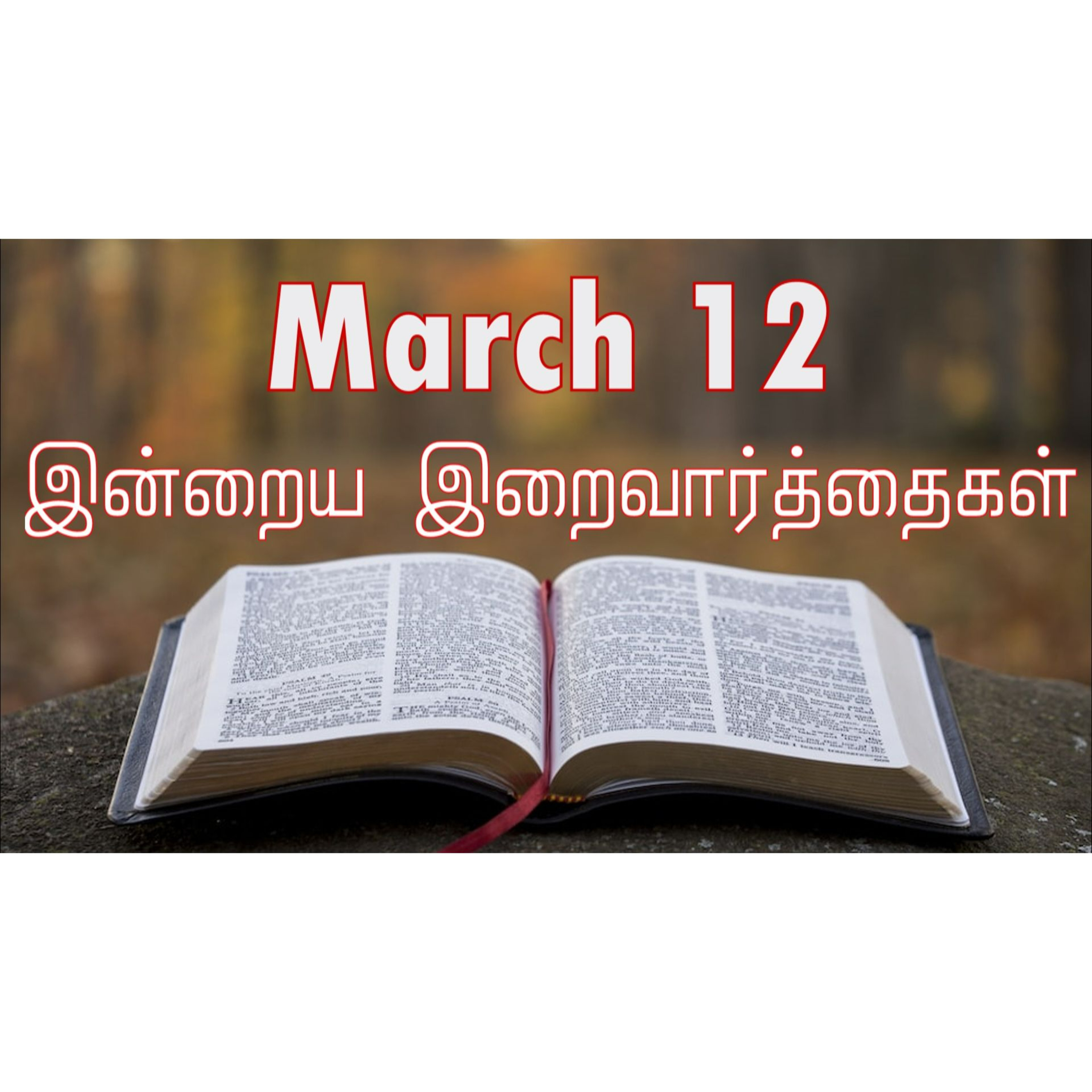 12 March 2025 | இன்றைய திருப்பலி வாசகங்கள் | Holy Mass Readings Tamil | Catholic | Daily Bible Reading Tamil | Mass readings today | Today's Mass Readings Tamil | Daily bible verse in Tamil 