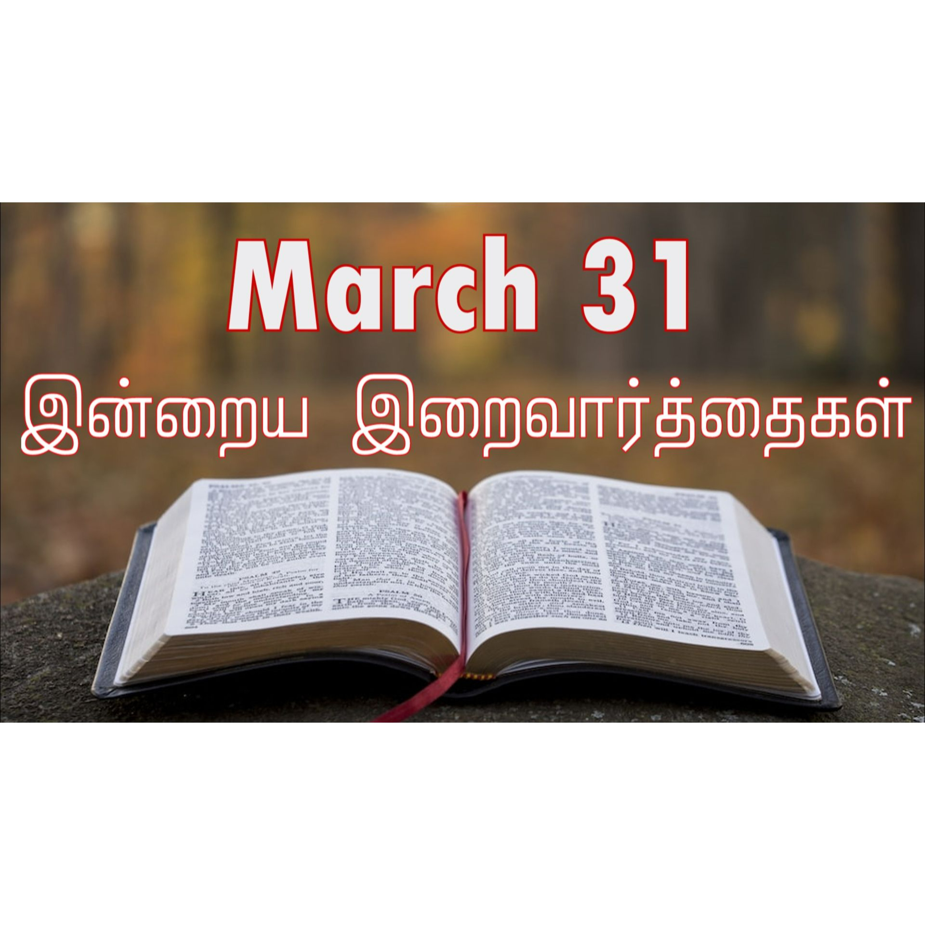 31 March 2025 Holy Mass Readings Tamil | Catholic | Daily Bible Reading Tamil | இன்றைய திருப்பலி வாசகங்கள் | Mass readings today | Today's Mass Readings Tamil | Daily bible verse in Tamil  episode artwork