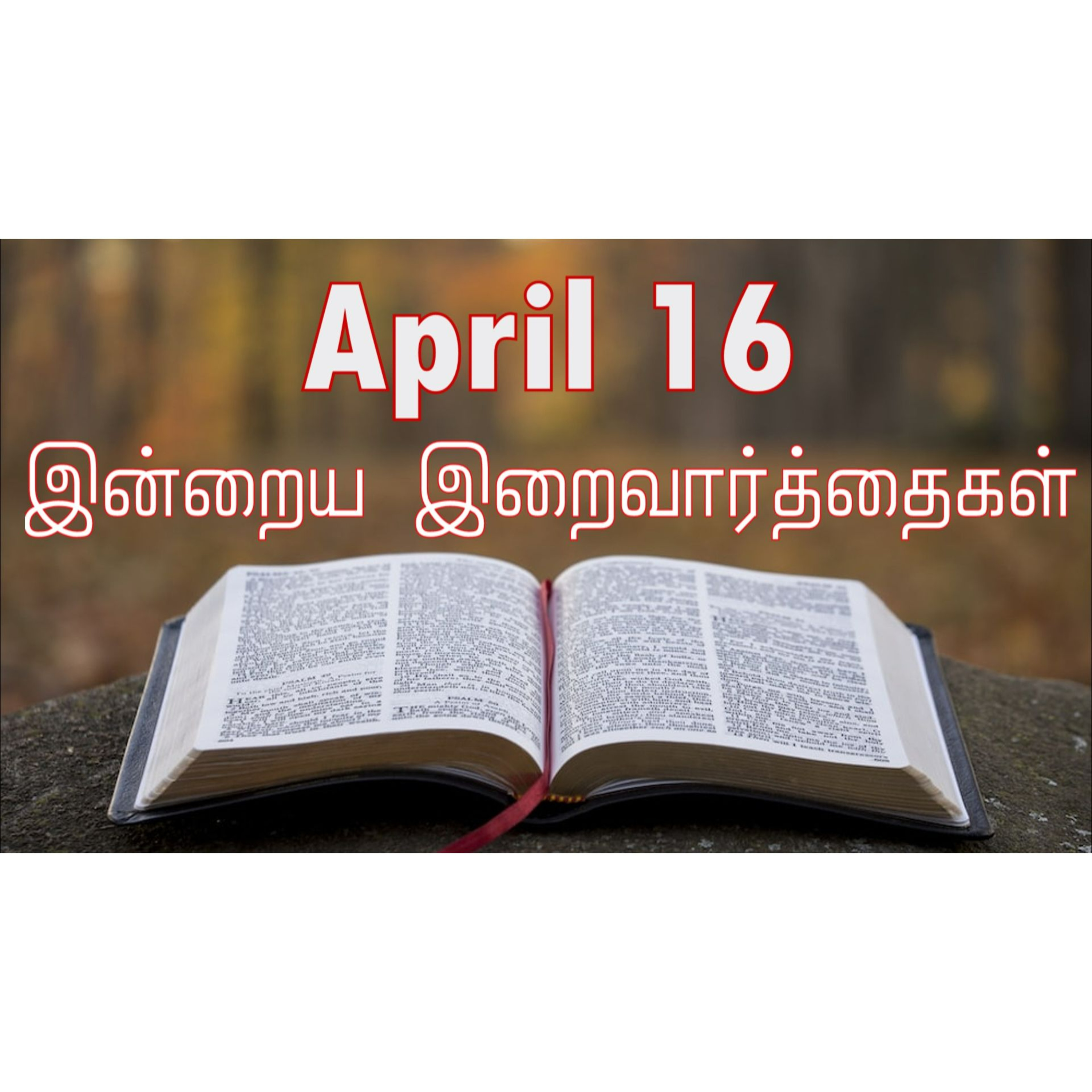 16 April 2025 Holy Mass Readings Tamil | Catholic | Daily Bible Reading Tamil | இன்றைய திருப்பலி வாசகங்கள் | Mass readings today | Today's Mass Readings Tamil | Daily bible verse in Tamil