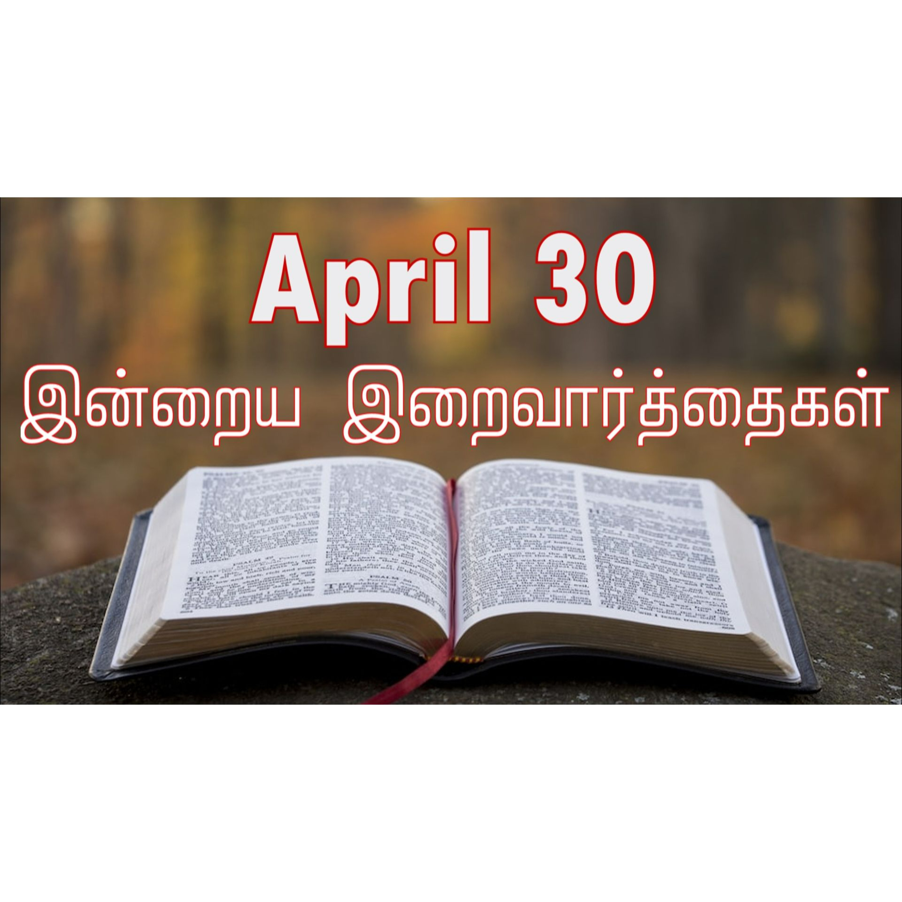 30 April 2025 Holy Mass Readings Tamil | Catholic | Daily Bible Reading Tamil | இன்றைய திருப்பலி வாசகங்கள் | Mass readings today | Today's Mass Readings Tamil | Daily bible verse in Tamil