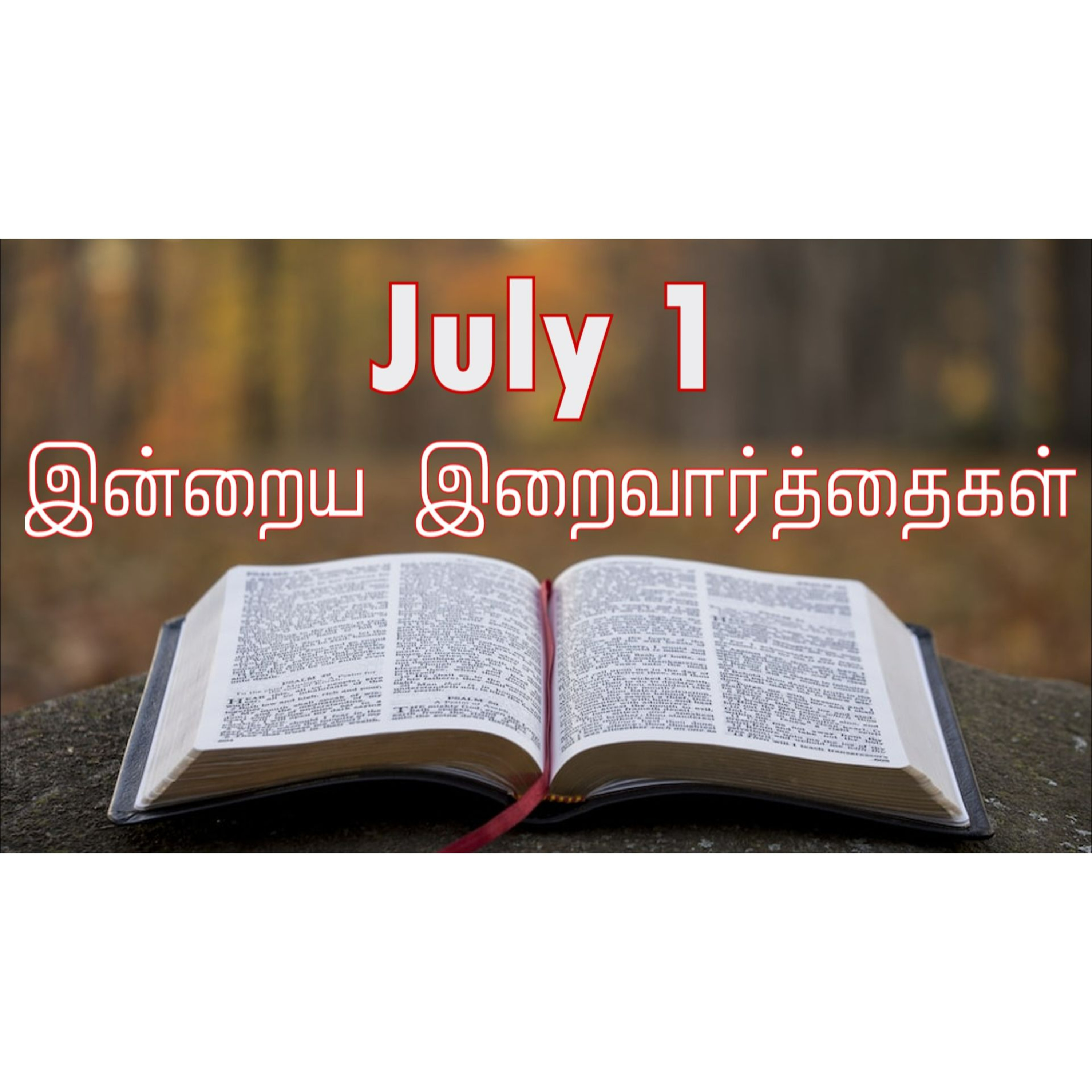 1 July 2025 Holy Mass Readings Tamil | Catholic | Daily Bible Reading Tamil | இன்றைய திருப்பலி வாசகங்கள் | Mass readings today | Today's Mass Readings Tamil | Daily bible verse in Tamil