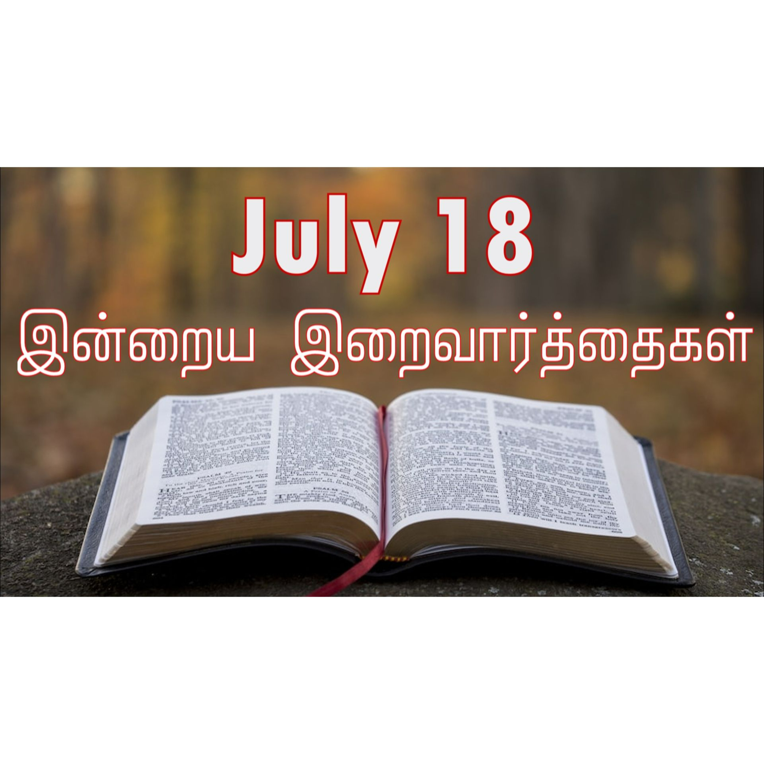 18 July 2025 Holy Mass Readings Tamil | Catholic | Daily Bible Reading Tamil | இன்றைய திருப்பலி வாசகங்கள் | Mass readings today  episode artwork